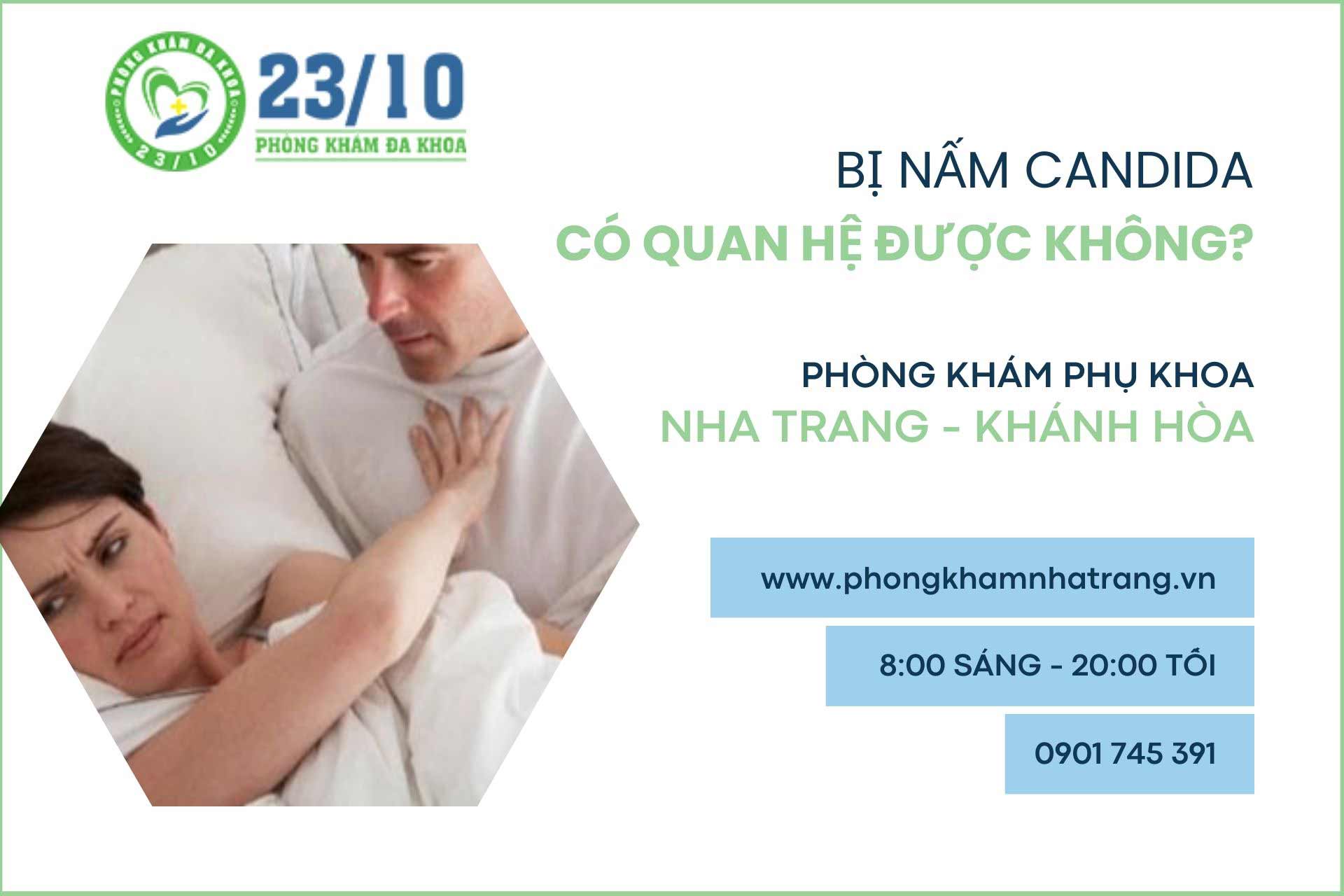 Bị nấm candida có quan hệ được không?