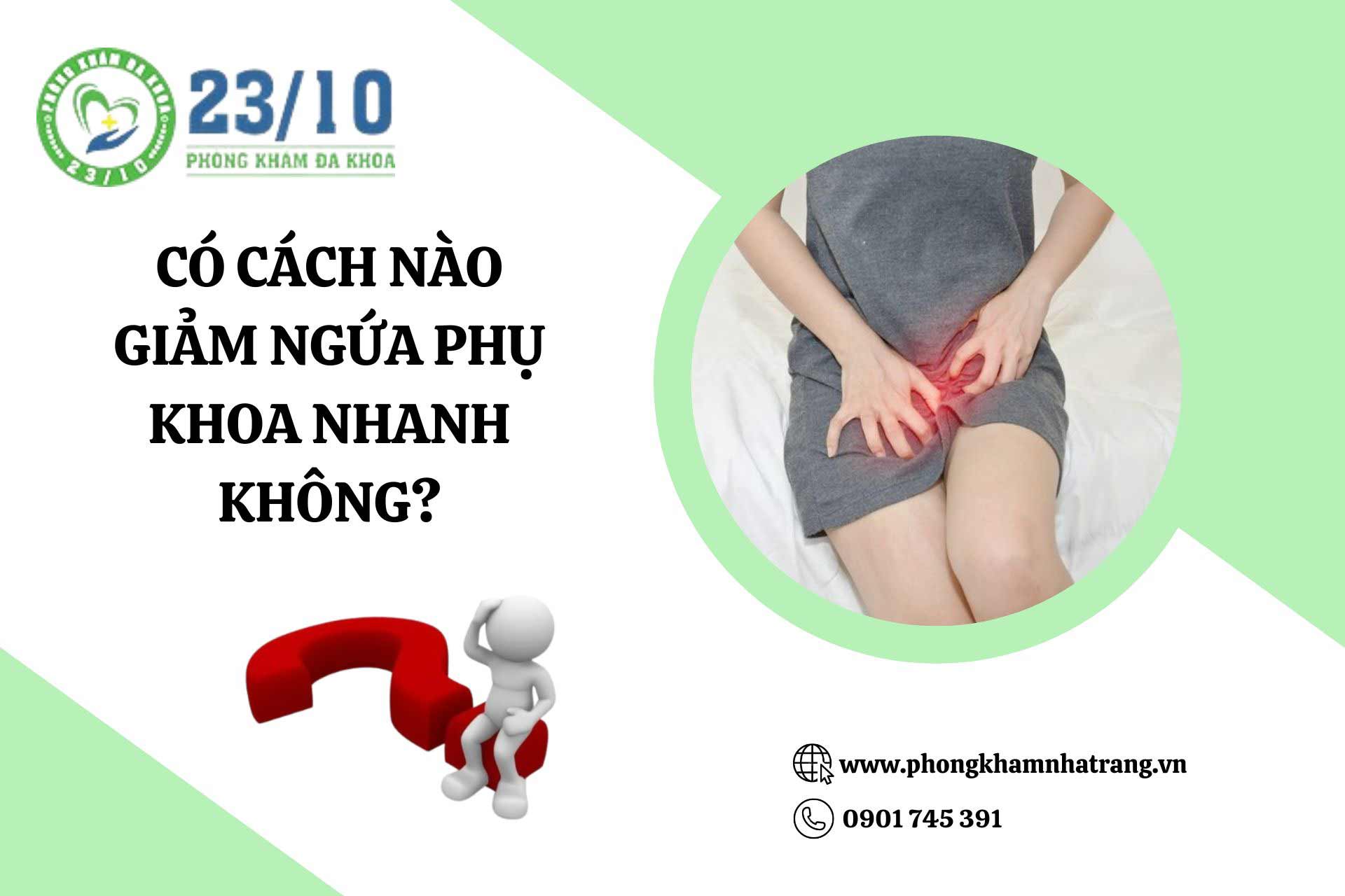 Cách giảm ngứa phụ khoa nhanh chóng