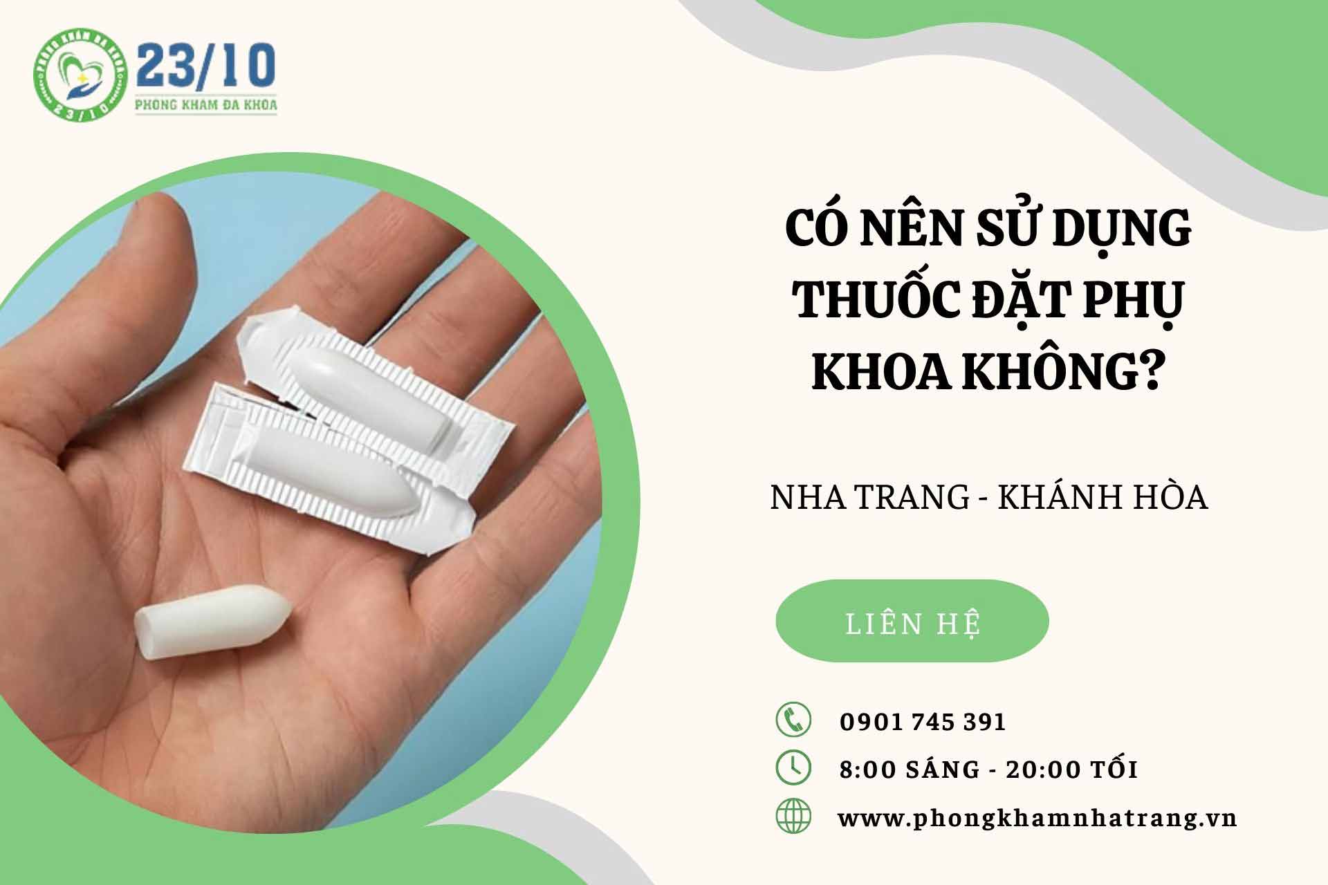 Có nên sử dụng thuốc đặt phụ khoa không?