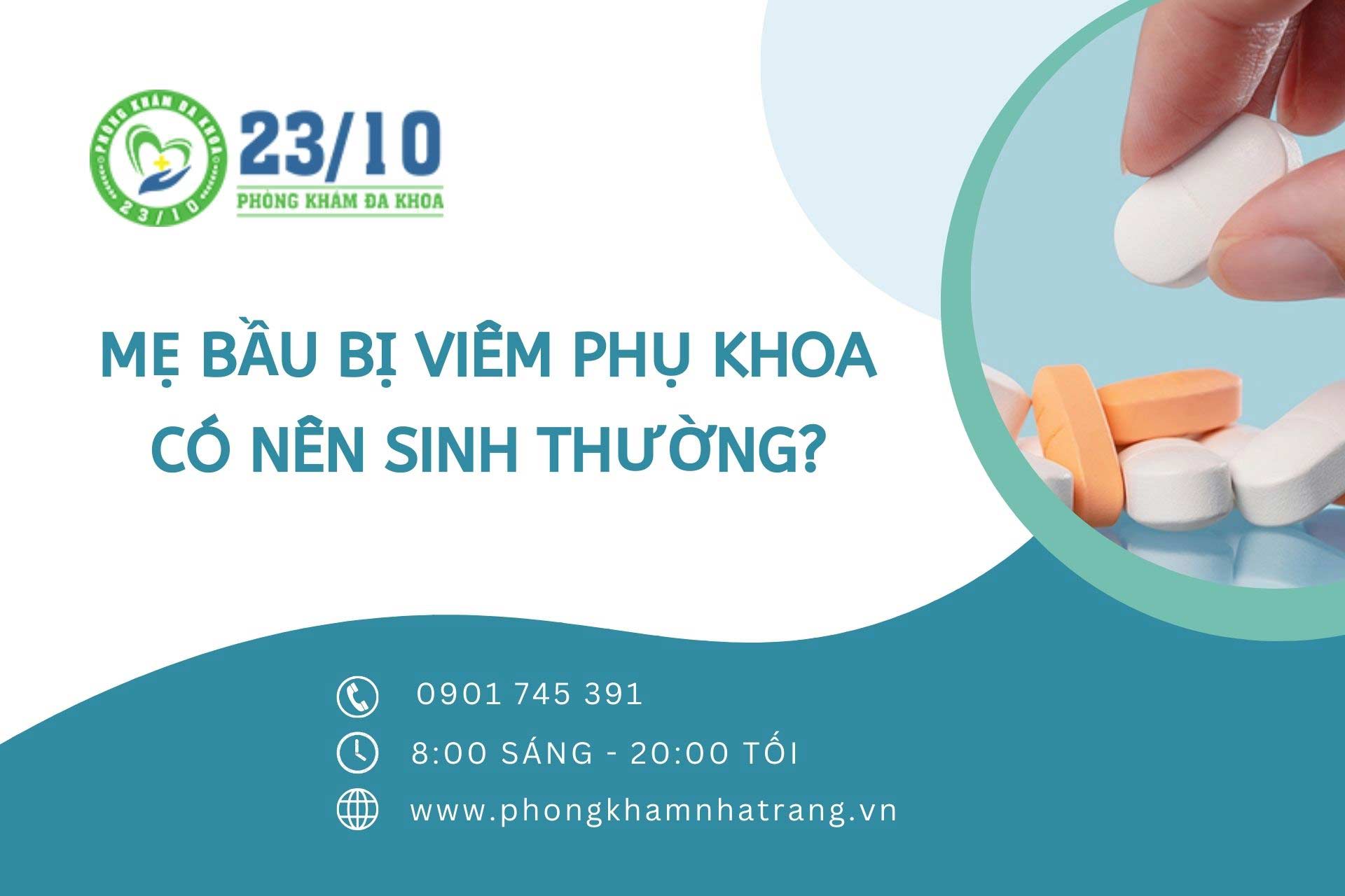 Mẹ bầu bị viêm phụ khoa có nên sinh thường?