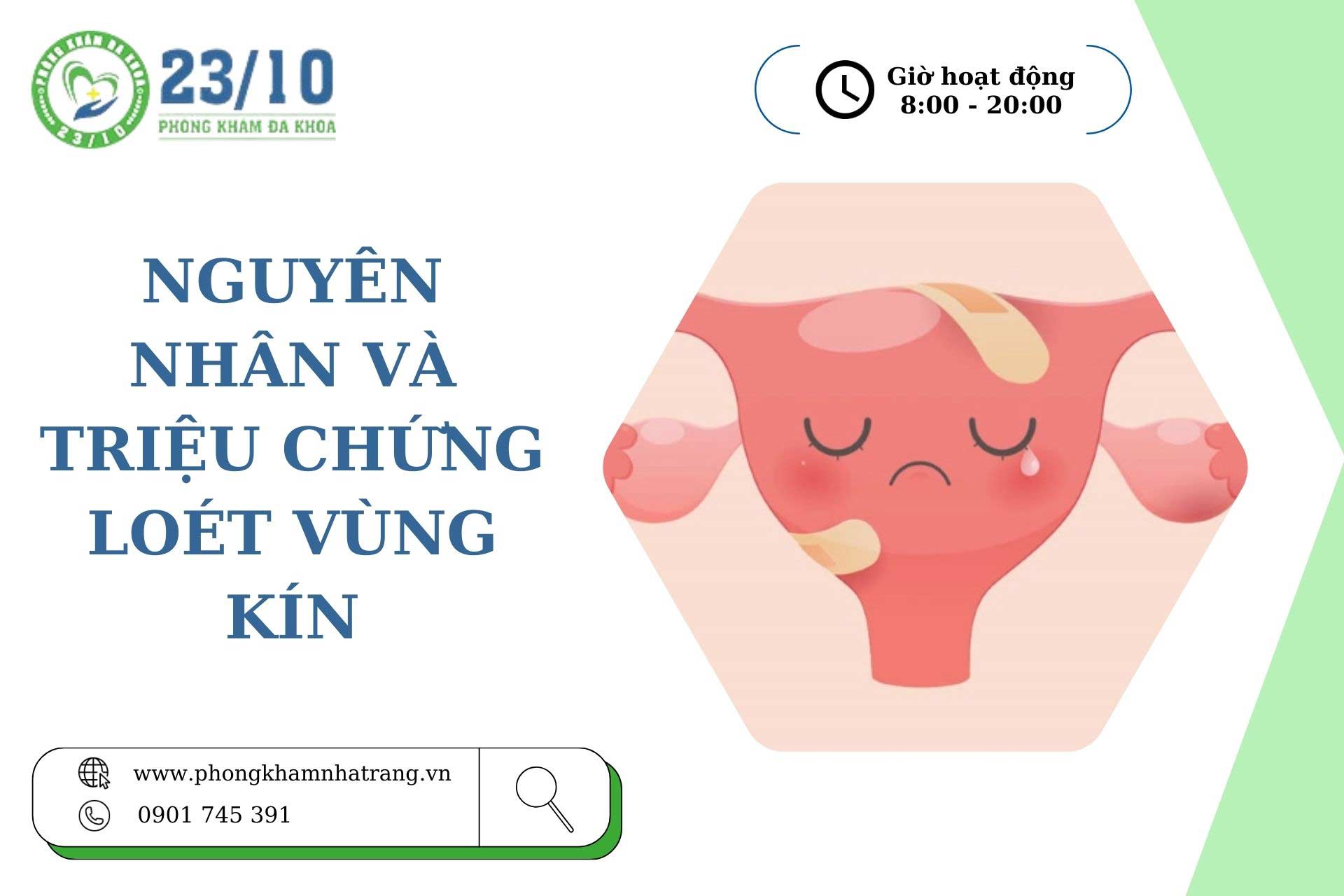 Nguyên nhân và triệu chứng loét vùng kín