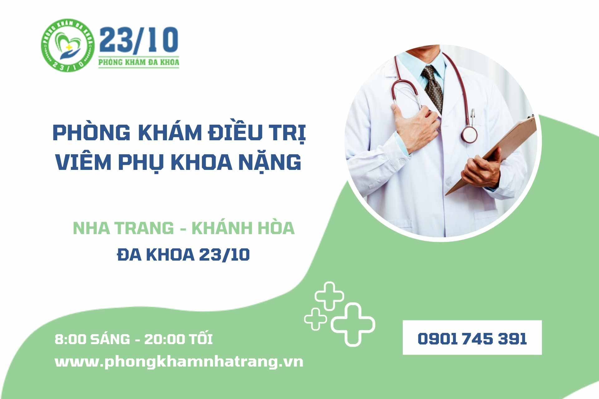 Phòng khám điều trị viêm phụ khoa nặng tại Nha Trang