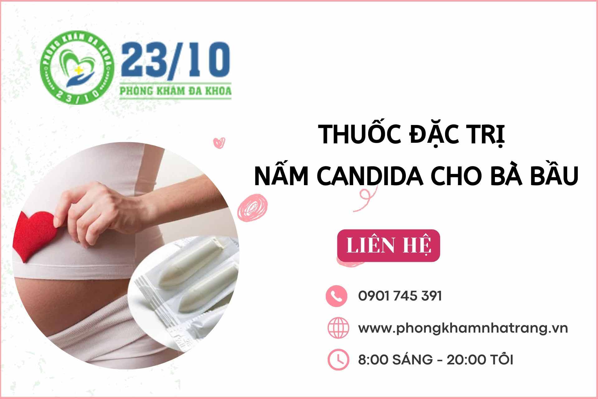 Thuốc đặc trị nấm candida cho bà bầu