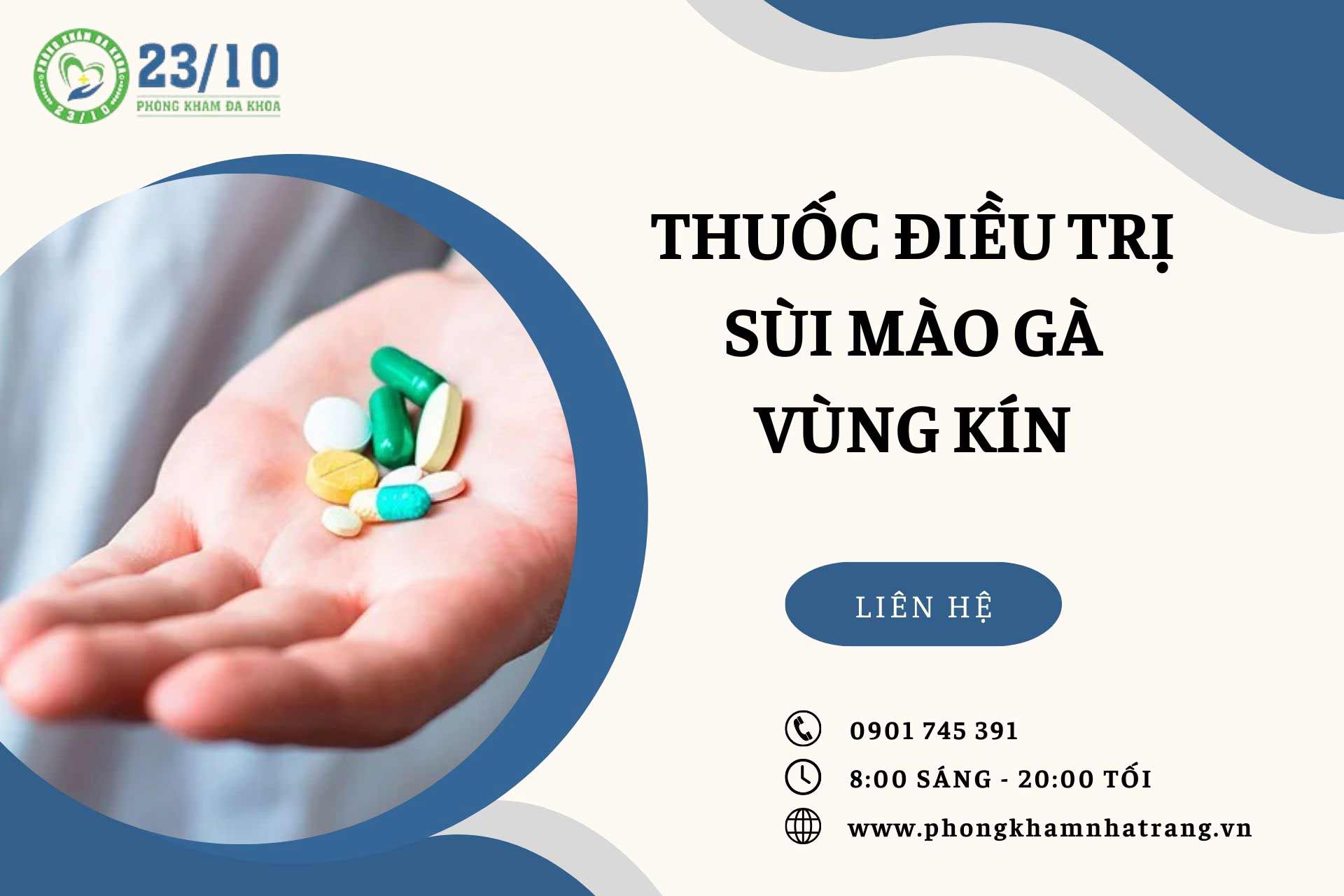 Thuốc trị sùi mào gà vùng kín