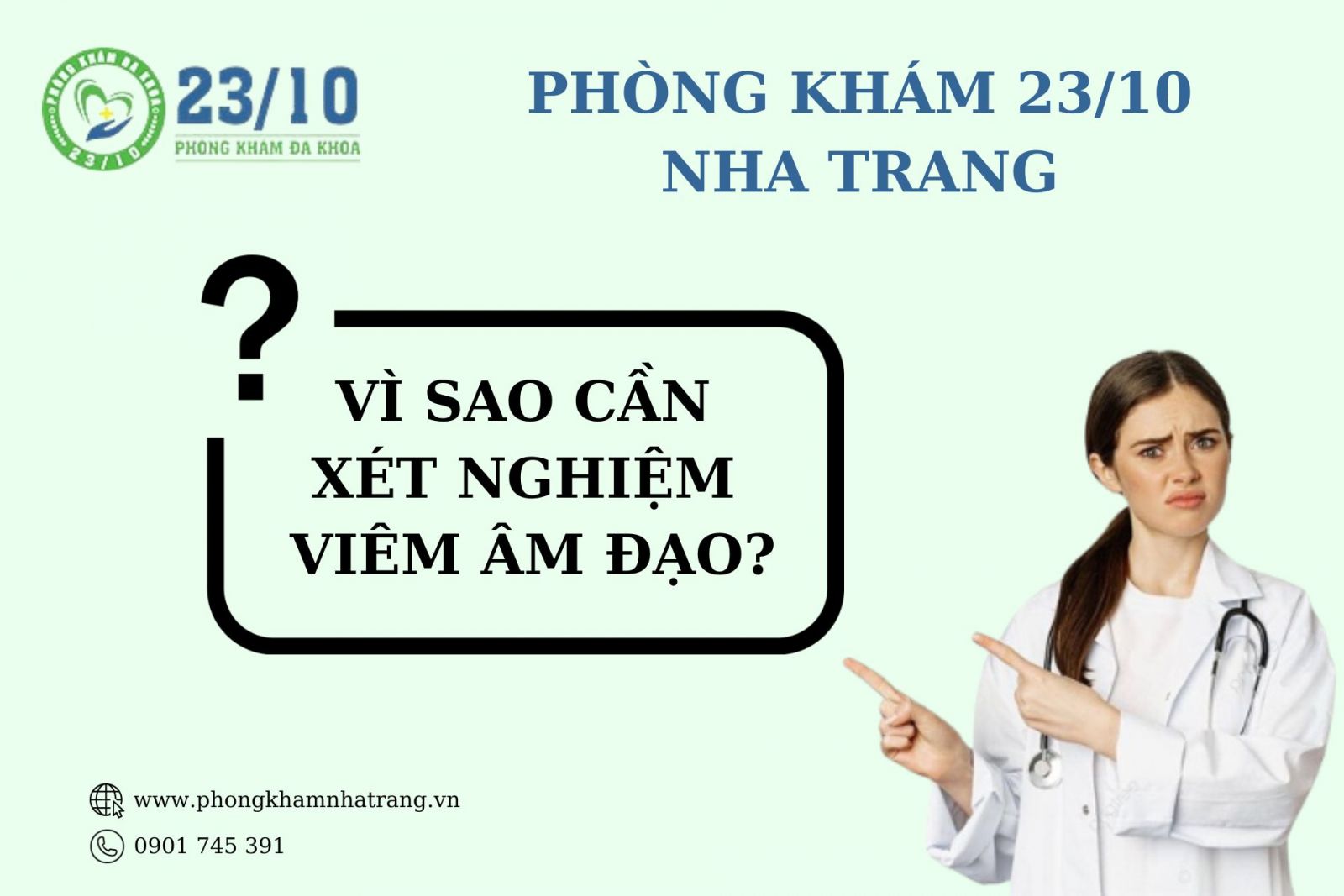 Vì sao cần xét nghiệm viêm âm đạo?