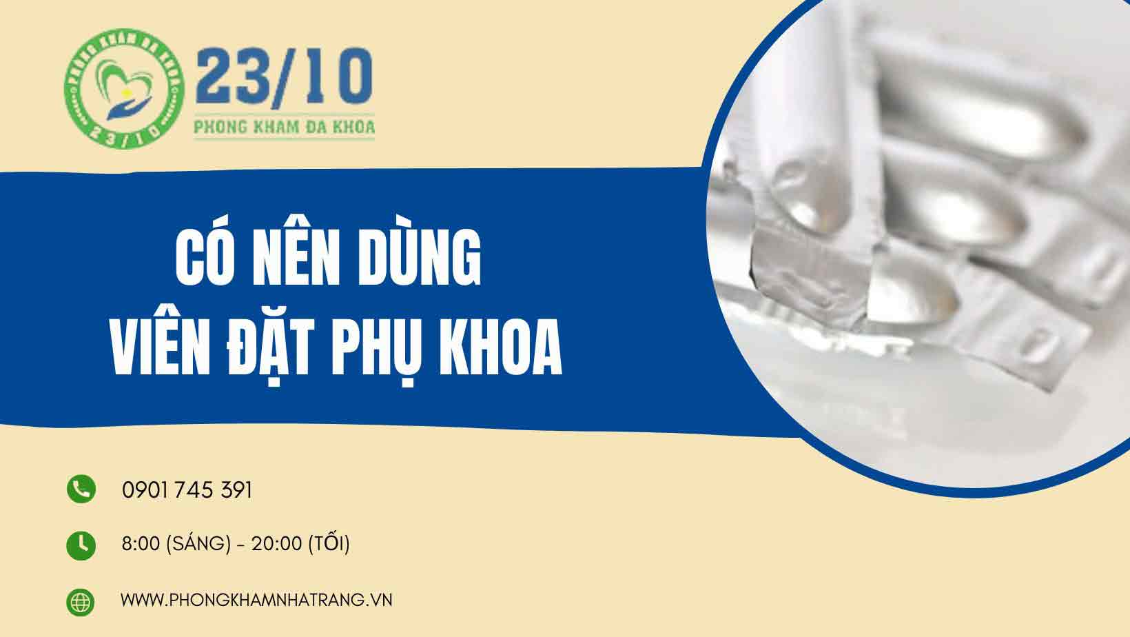 Lợi ích của viên đặt phụ khoa