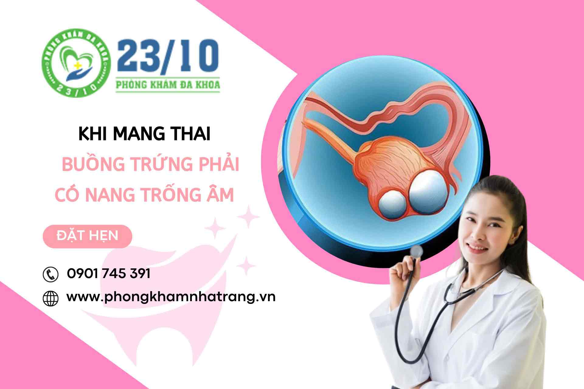 Buồng trứng phải có nang trống âm phải làm sao?