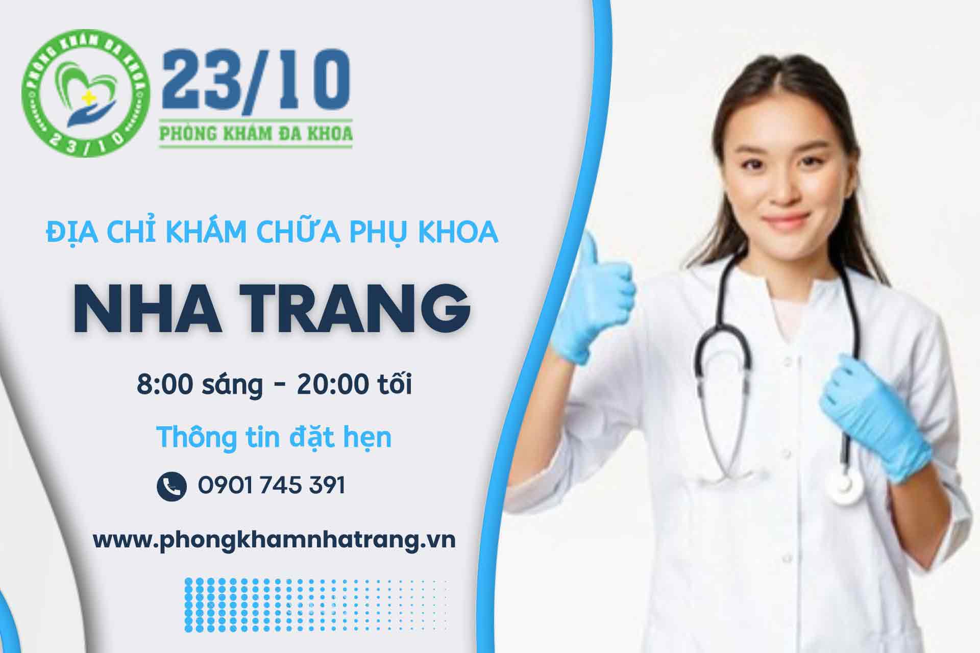 Địa chỉ khám chữa phụ khoa uy tín Nha Trang, Khánh Hòa