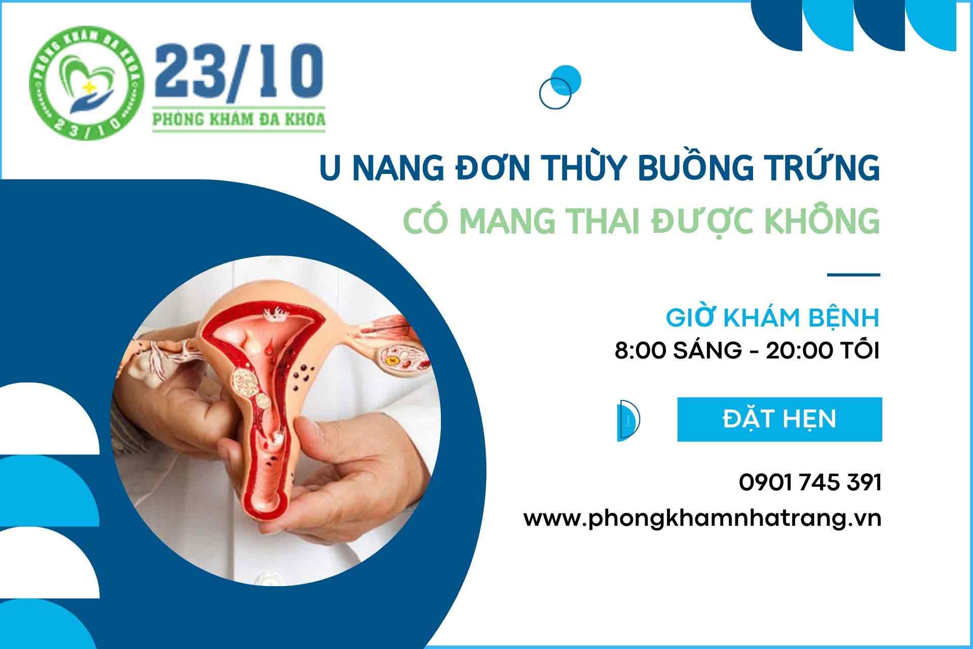 Phụ nữ bị u nang đơn thùy buồng trứng có mang thai được không?
