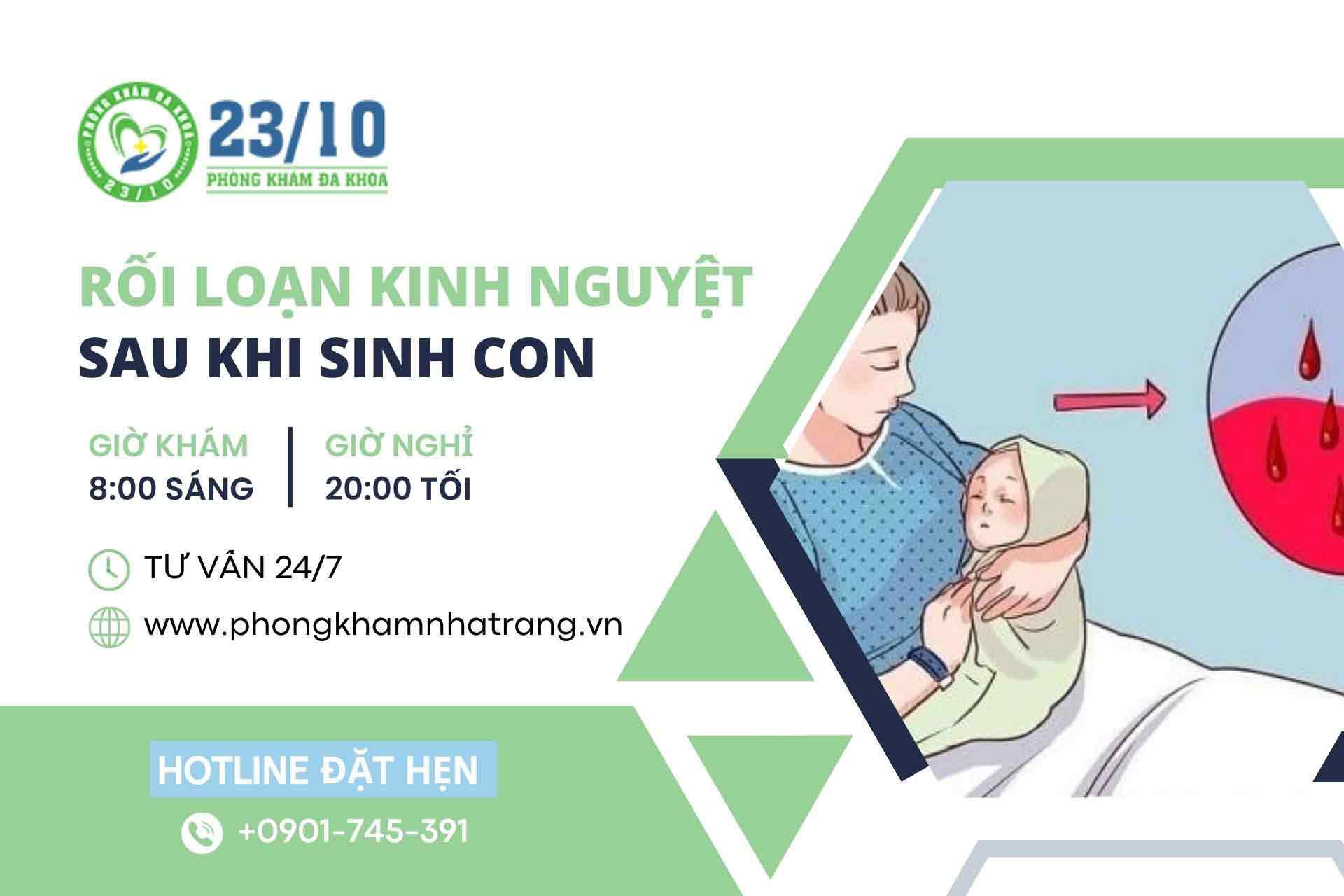 Rối loạn kinh nguyệt sau sinh