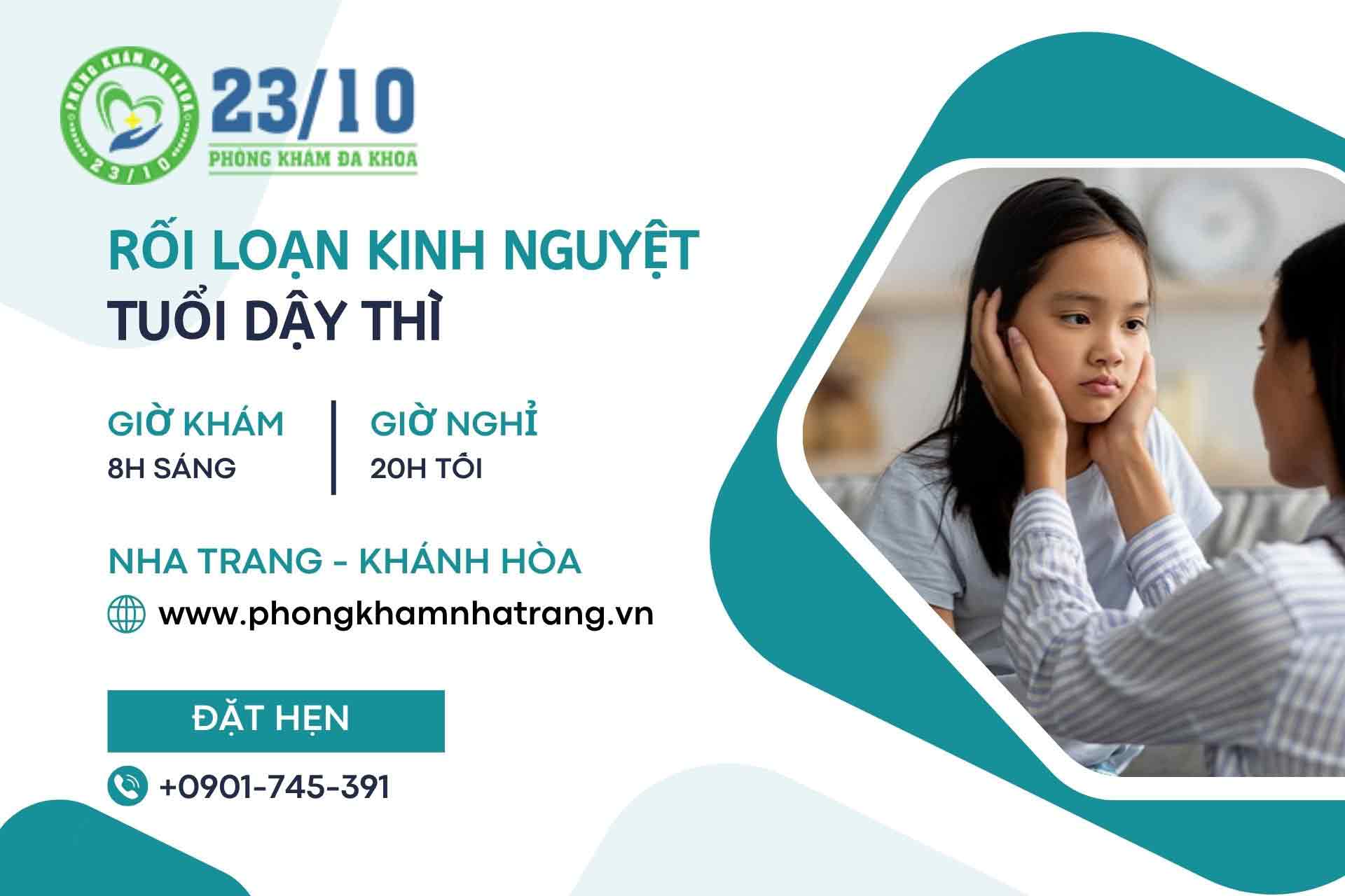 Rối loạn kinh nguyệt tuổi dậy thì
