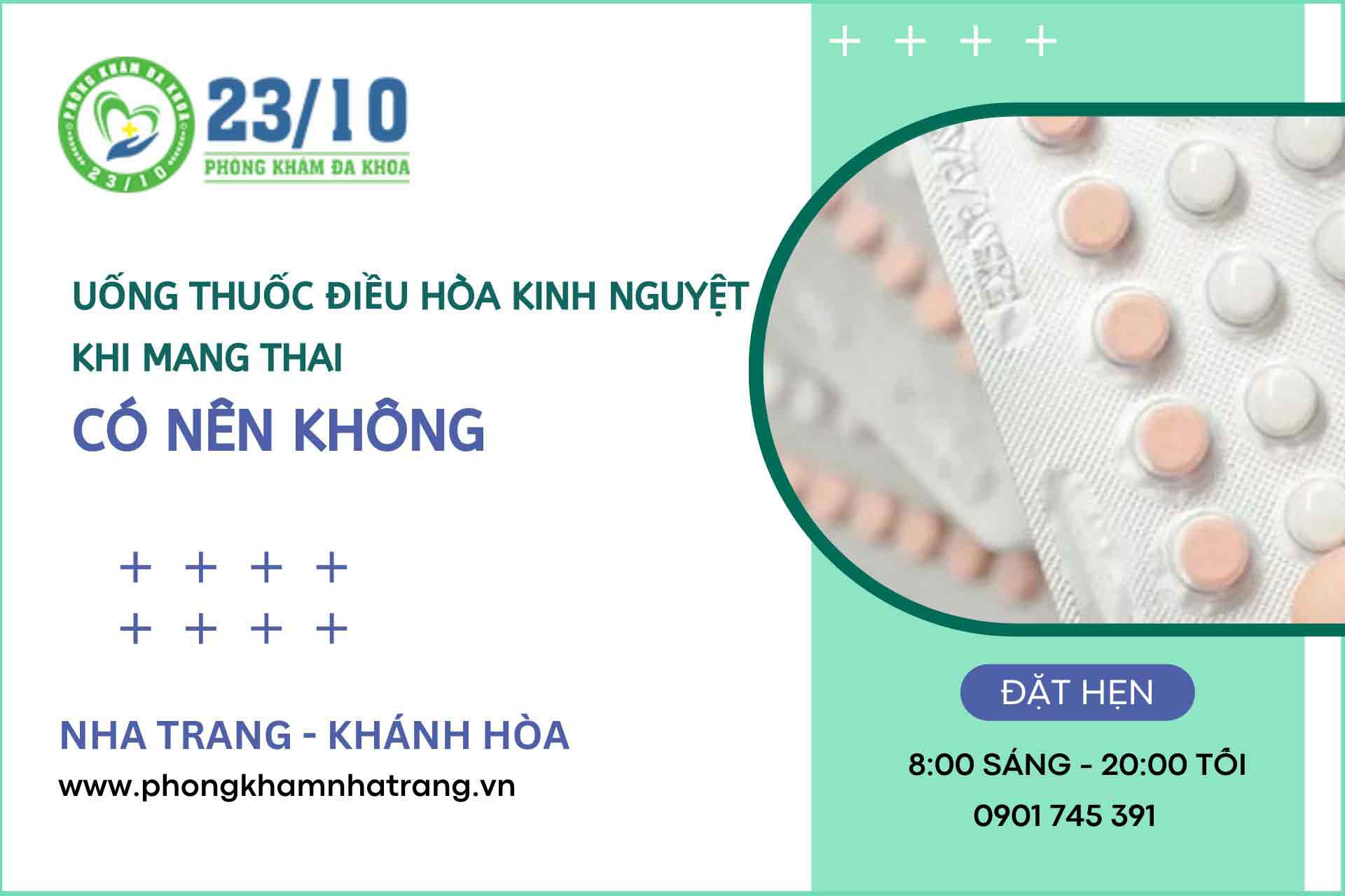 Có nên uống thuốc điều hòa kinh nguyệt khi mang thai?