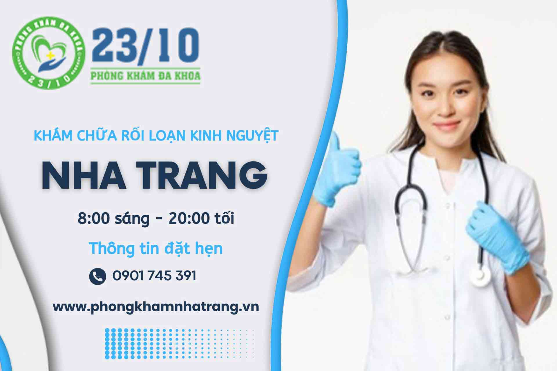 địa chỉ khám chữa bệnh rối loạn kinh nguyệt ở nha trang khánh hòa