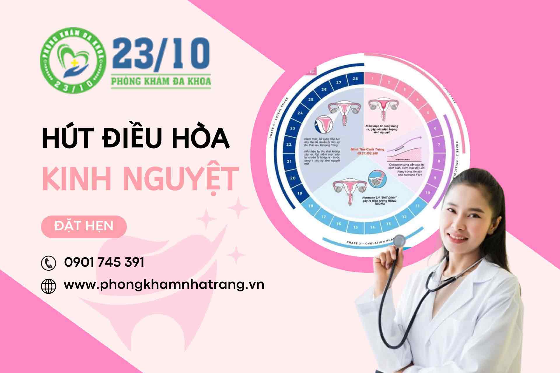 Hút điều hòa kinh nguyệt Nha Trang