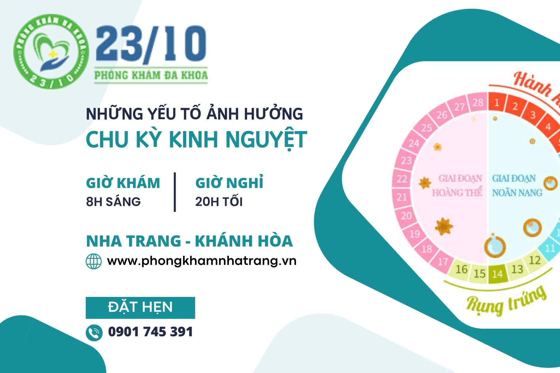 Những yếu tố ảnh hưởng tới chu kỳ kinh nguyệt ở nữ giới	