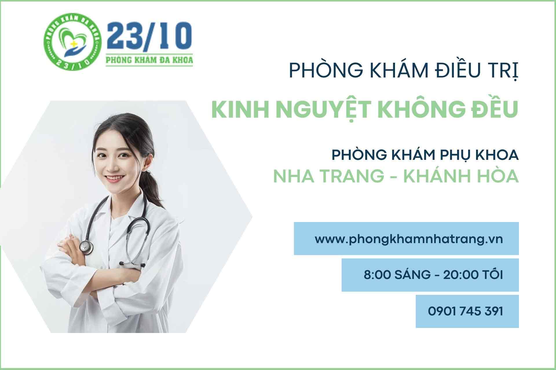 Phòng khám điều trị kinh nguyệt không đều ở Nha Trang