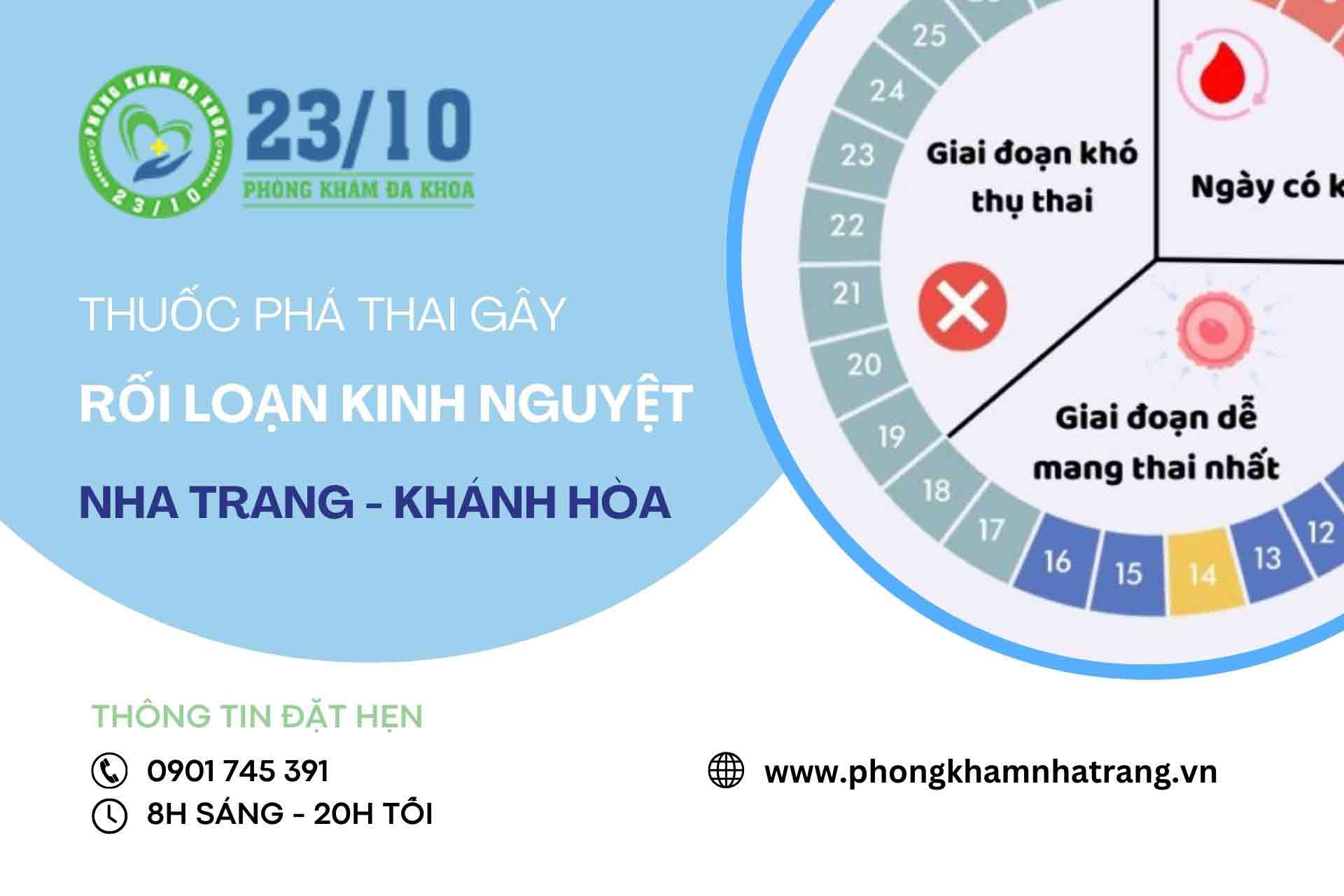Rối loạn chu kỳ kinh nguyệt sau khi phá thai bằng thuốc
