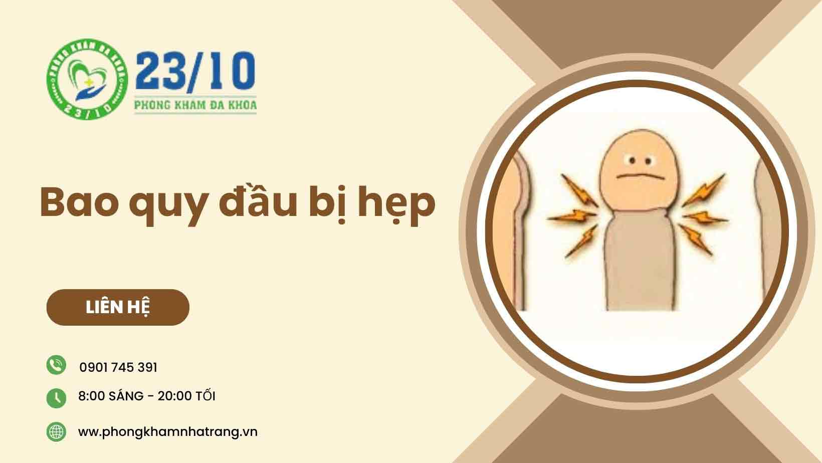 Bao quy đầu hẹp có biểu hiện như thế nào?