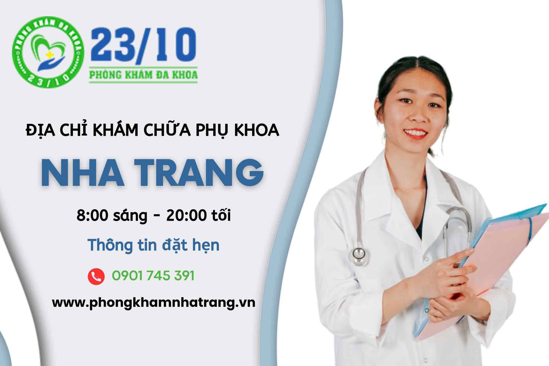  Chữa nấm phụ khoa và các bệnh kinh nguyệt ở Nha Trang, Khánh Hòa