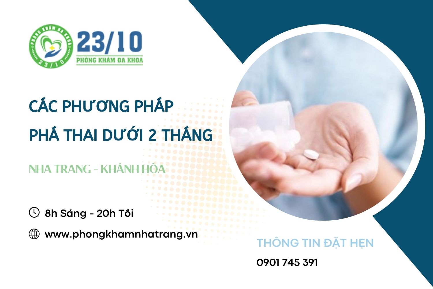 Các phương pháp phá thai dưới 2 tháng tuổi an toàn và hiệu quả