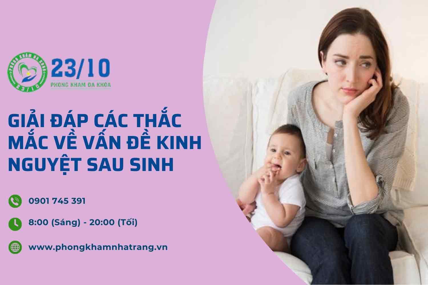 Sau sinh bao lâu thì có kinh nguyệt?