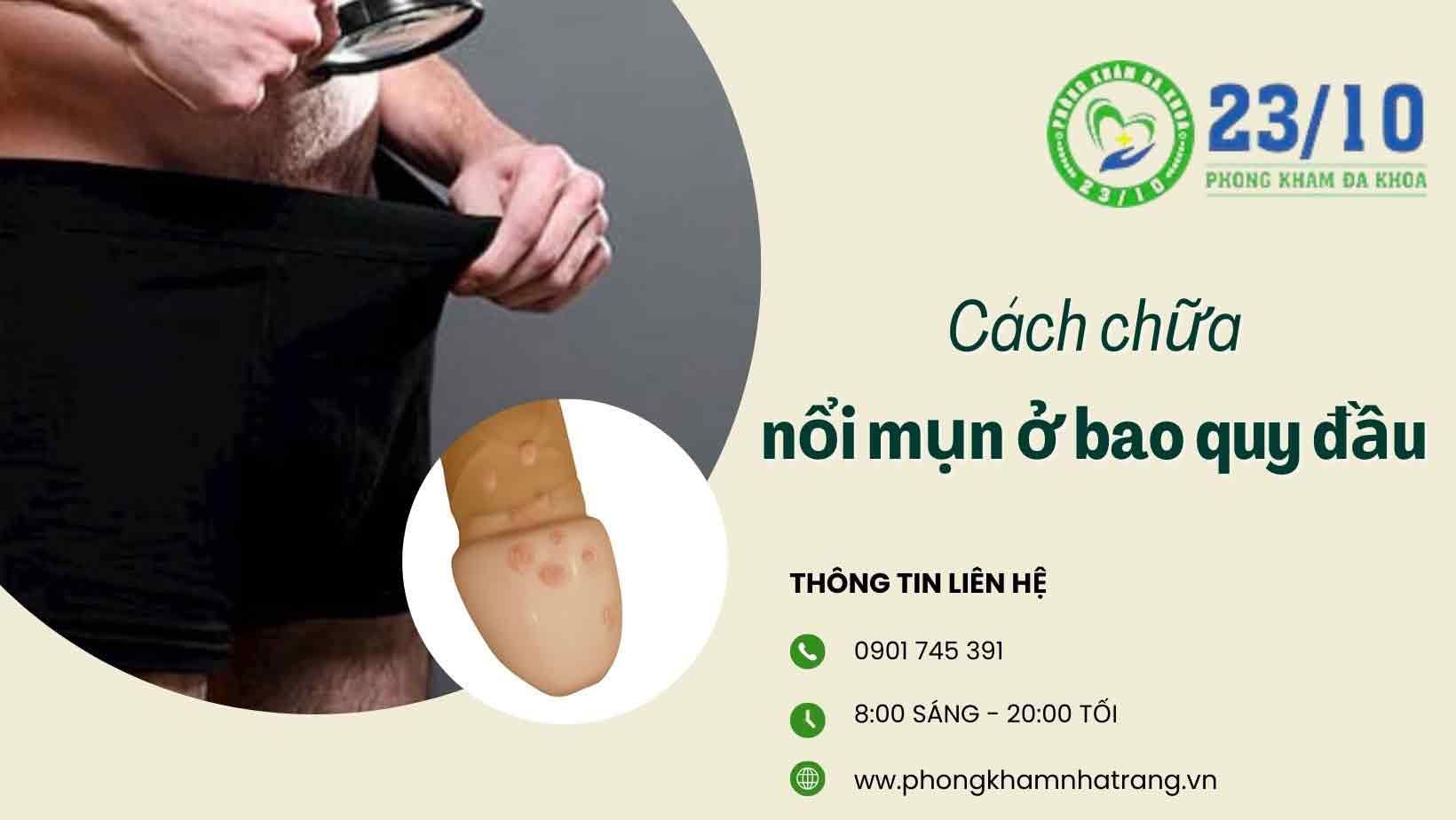 Nguyên nhân gây nổi mụn ở bao quy đầu