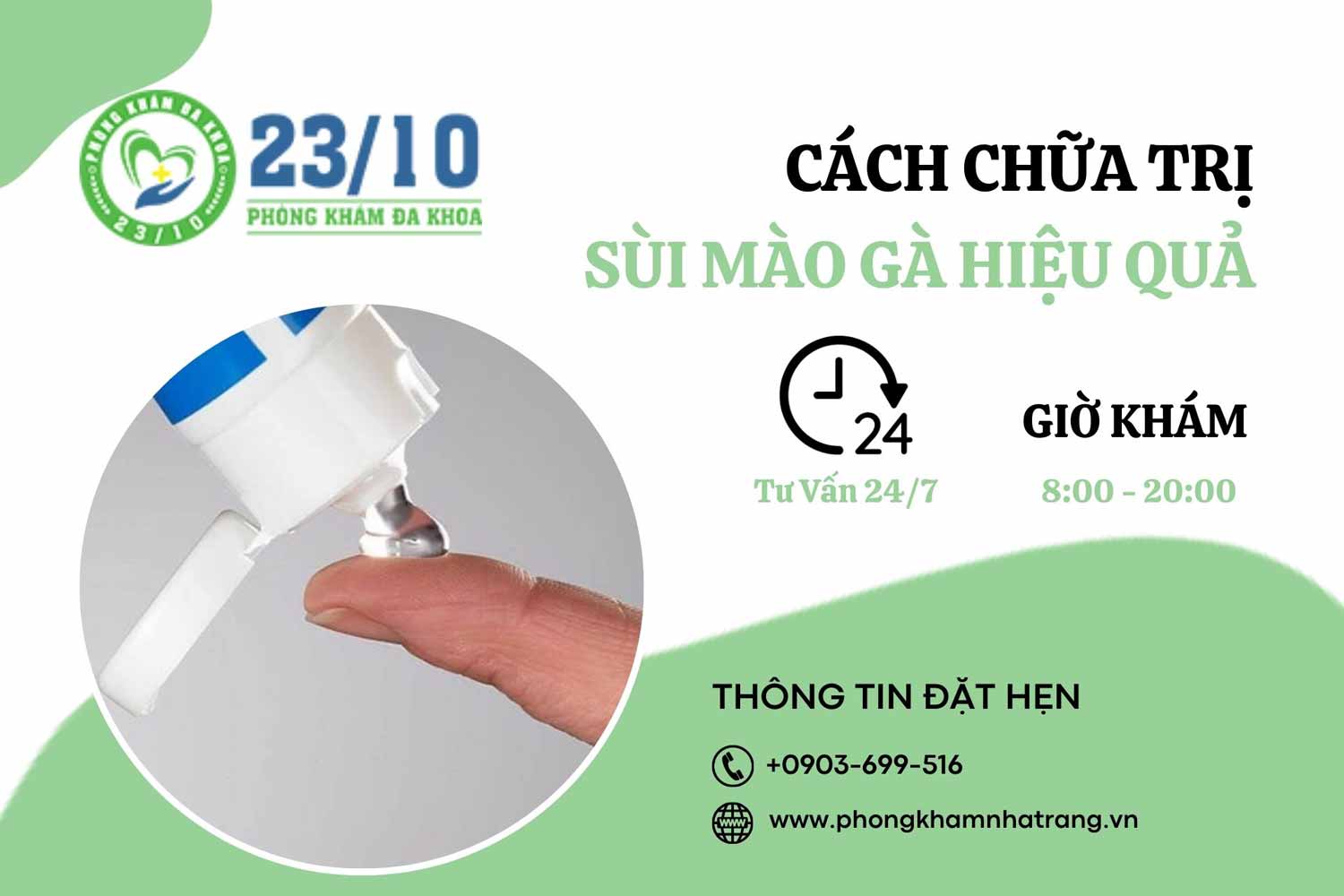 Cách chữa trị sùi mào gà hiệu quả