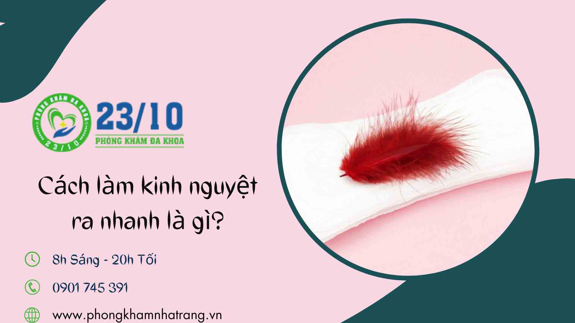 Uống gì để ra kinh nguyệt nhiều?