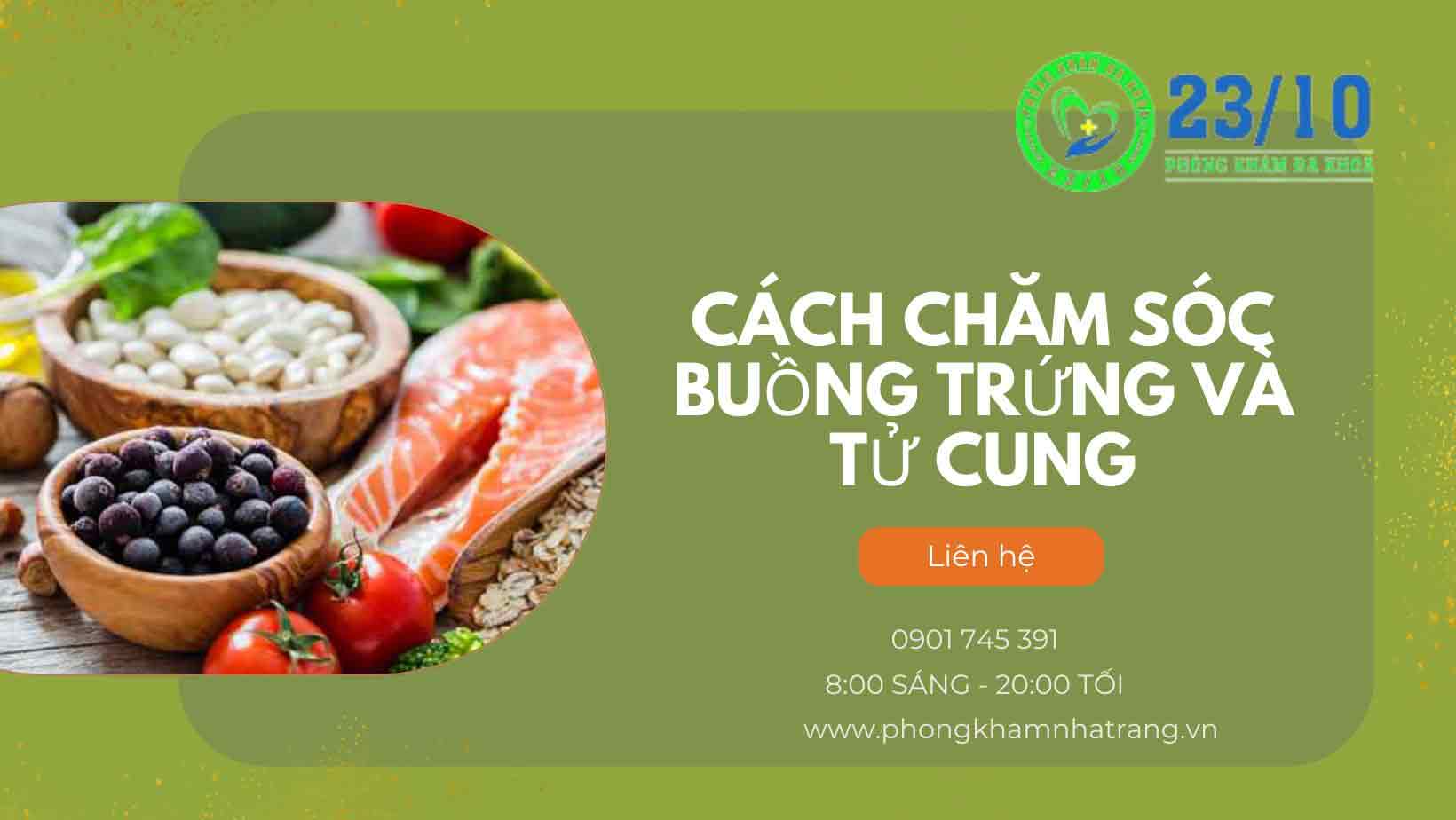 Cách chăm sóc buồng trứng và tử cung