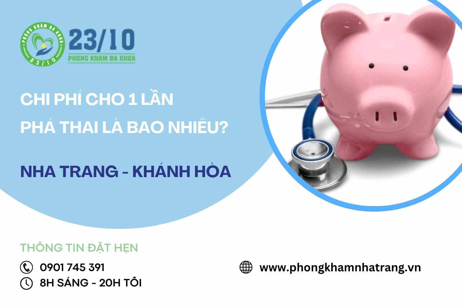 Chi phí cho 1 lần phá thai là bao nhiêu tiền?