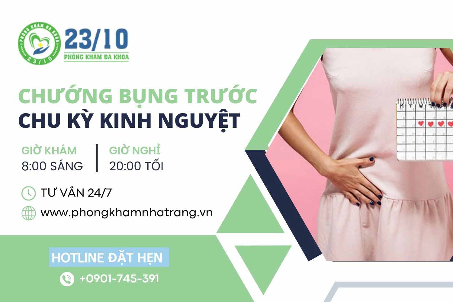 Bị chướng bụng trước khi có kinh nguyệt