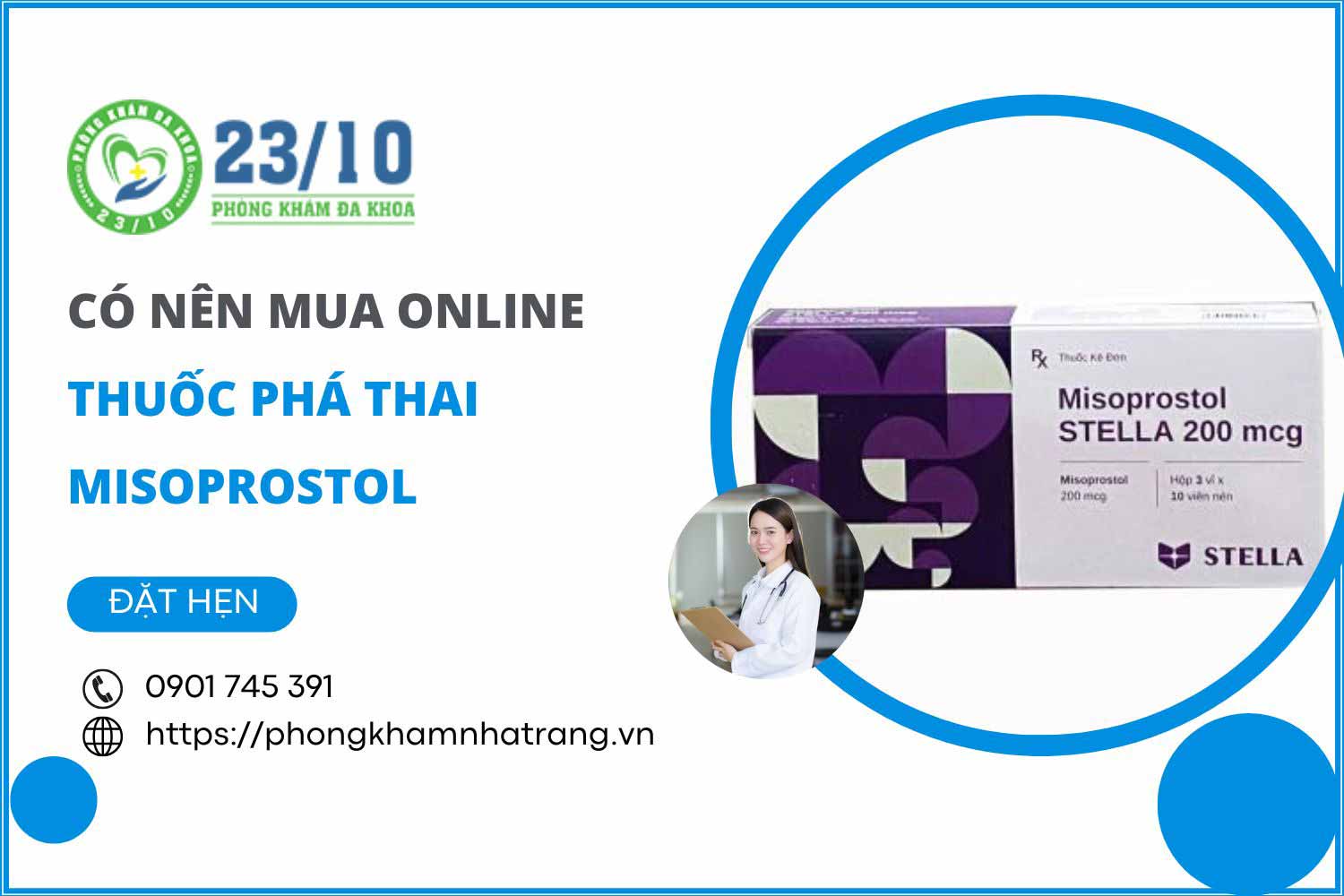 Có nên mua thuốc phá thai misoprostol online không?