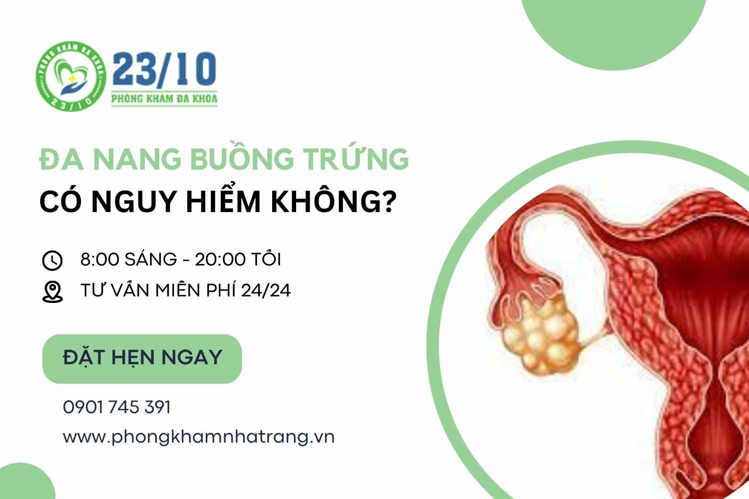 Bệnh đa nang buồng trứng có nguy hiểm không?