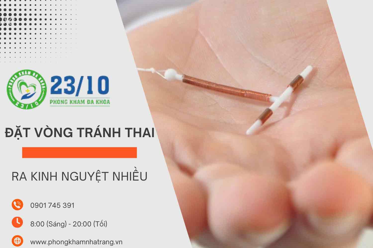 Tại sao đặt vòng tránh thai lại có kinh nguyệt nhiều?