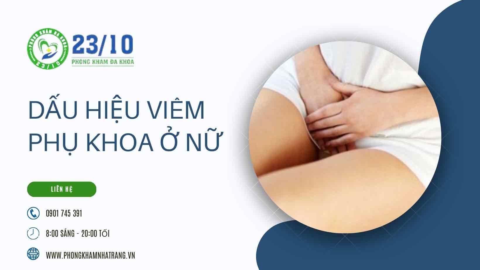 Các dấu hiệu nhận biết viêm phụ khoa