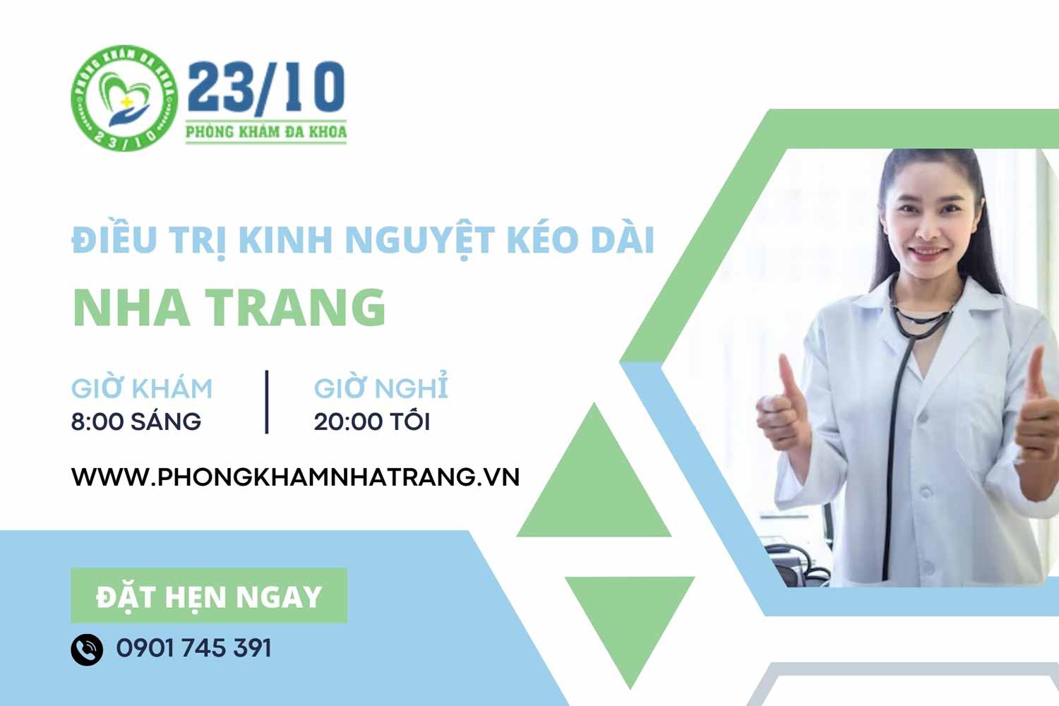 Điều trị kinh nguyệt kéo dài ở nha trang