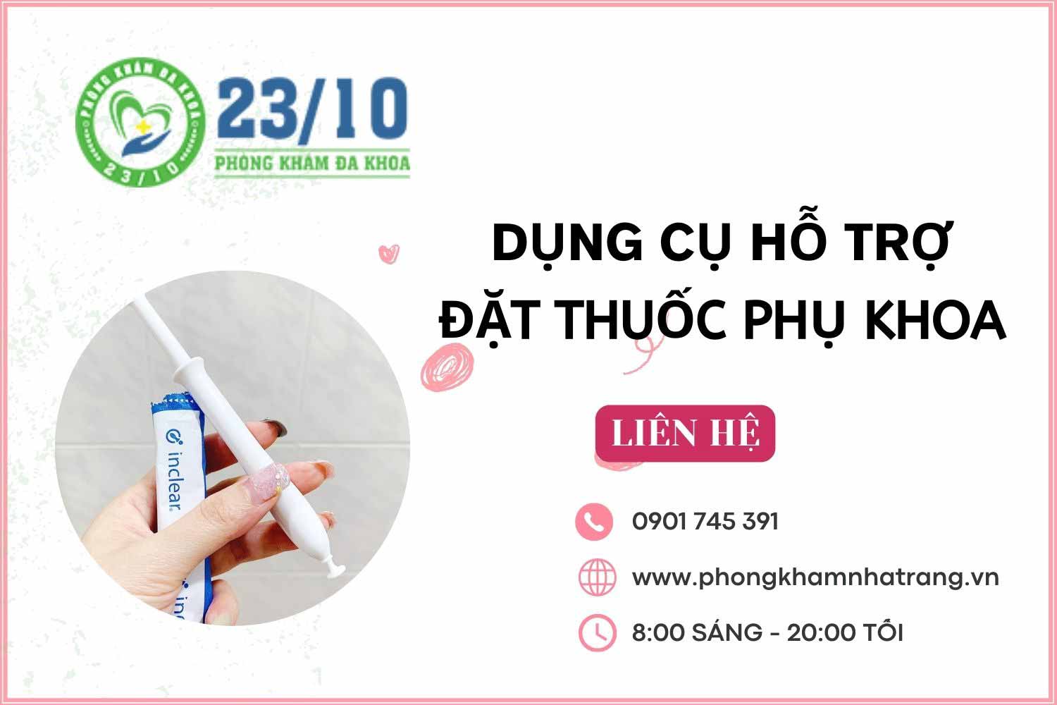 Hình ảnh mô tả dụng cụ hỗ trợ đặt thuốc phụ khoa