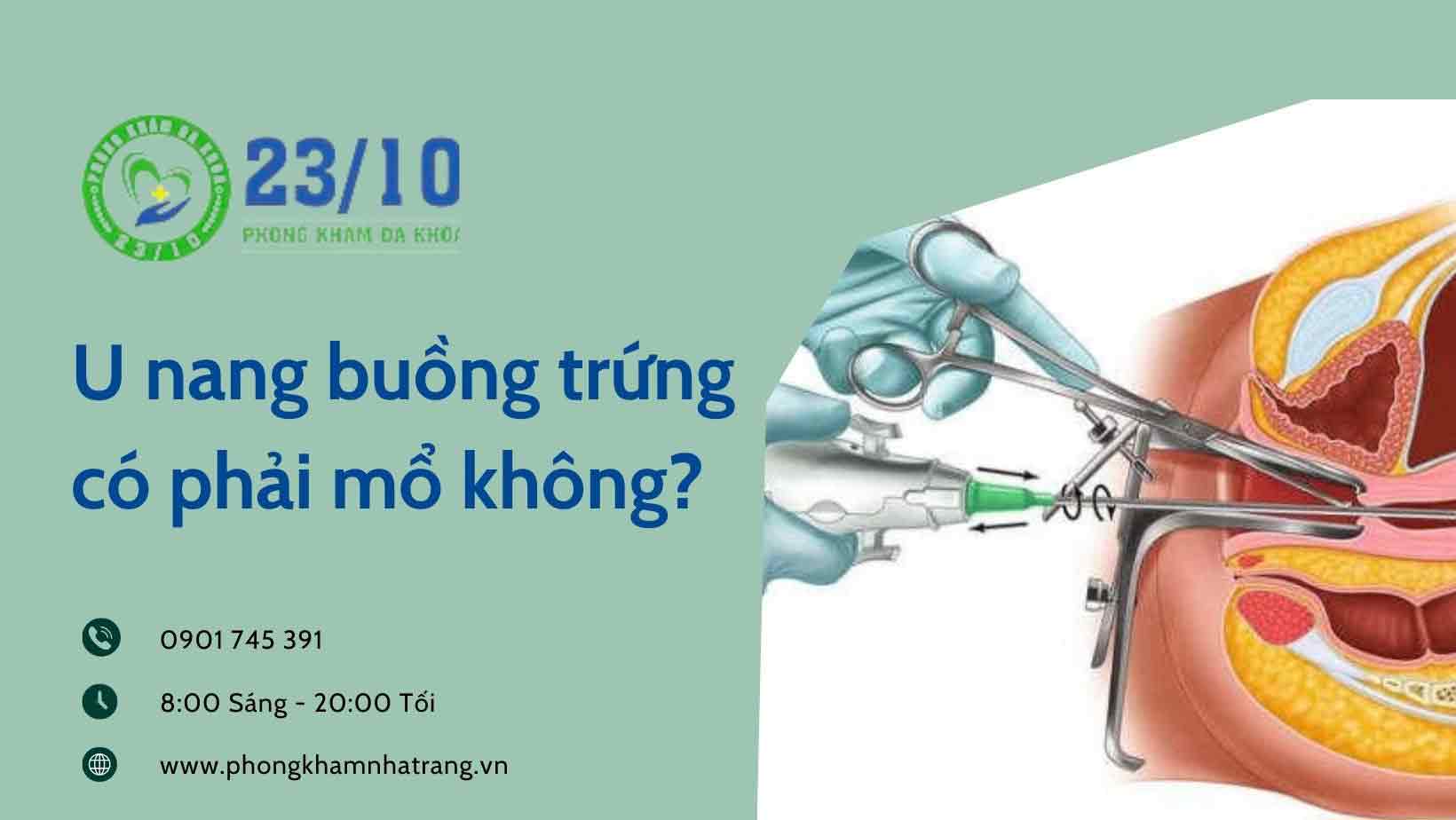 Phẫu thuật u nang buồng trứng mất bao lâu thì lành?