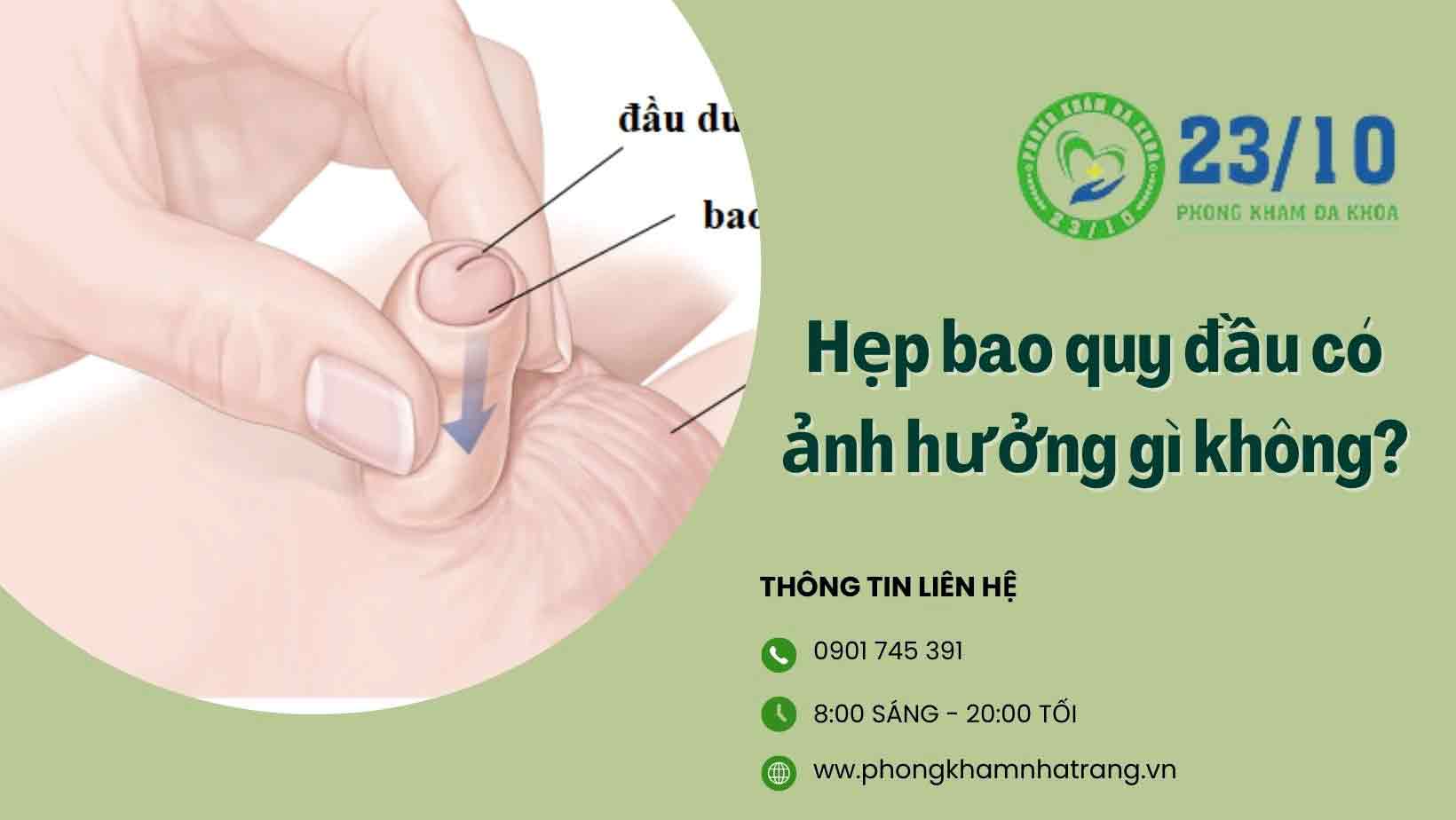 Tìm hiểu về hẹp bao quy đầu 