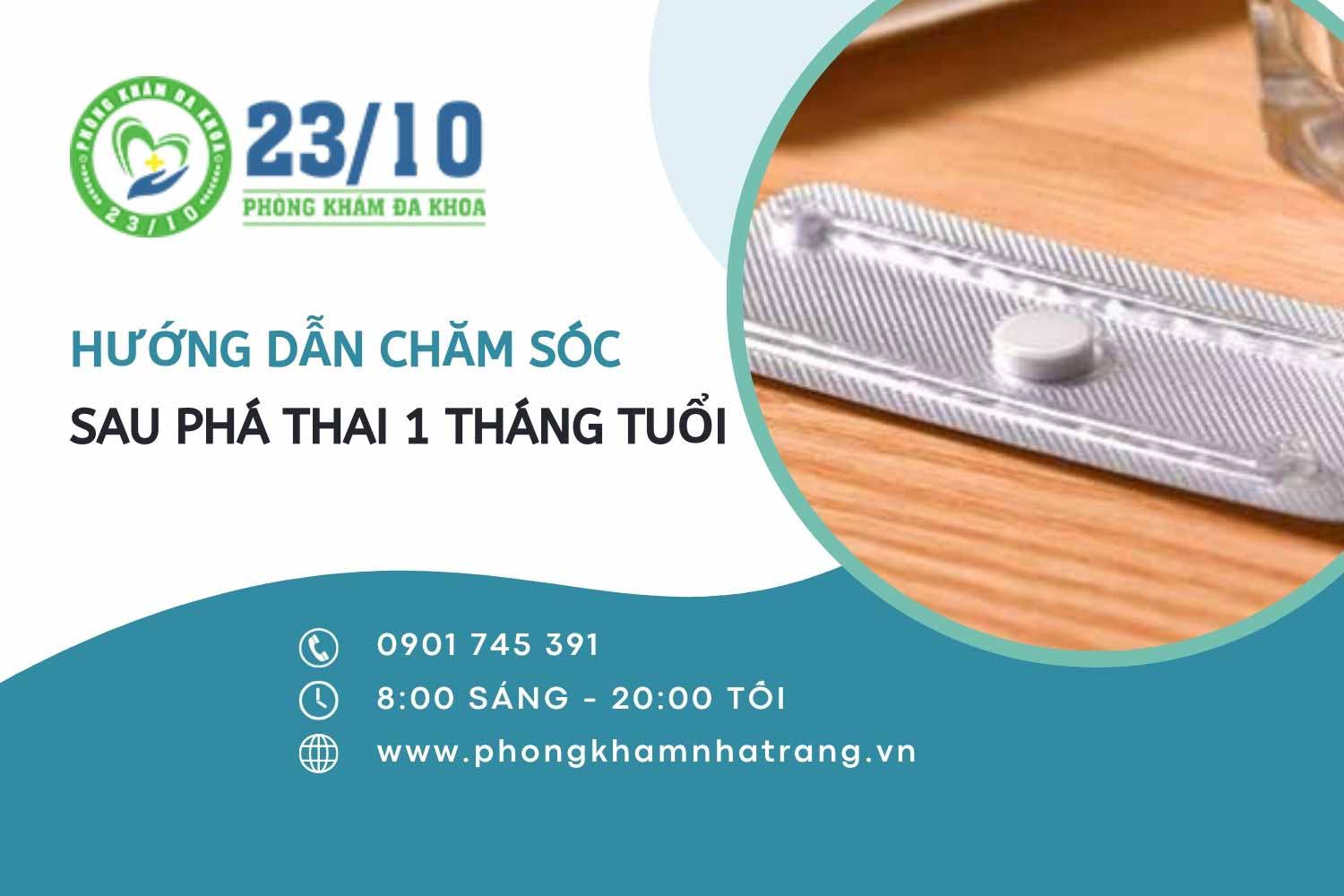 Hướng dẫn chăm sóc sức khỏe thai phụ sau khi phá thai 1 tháng tuổi