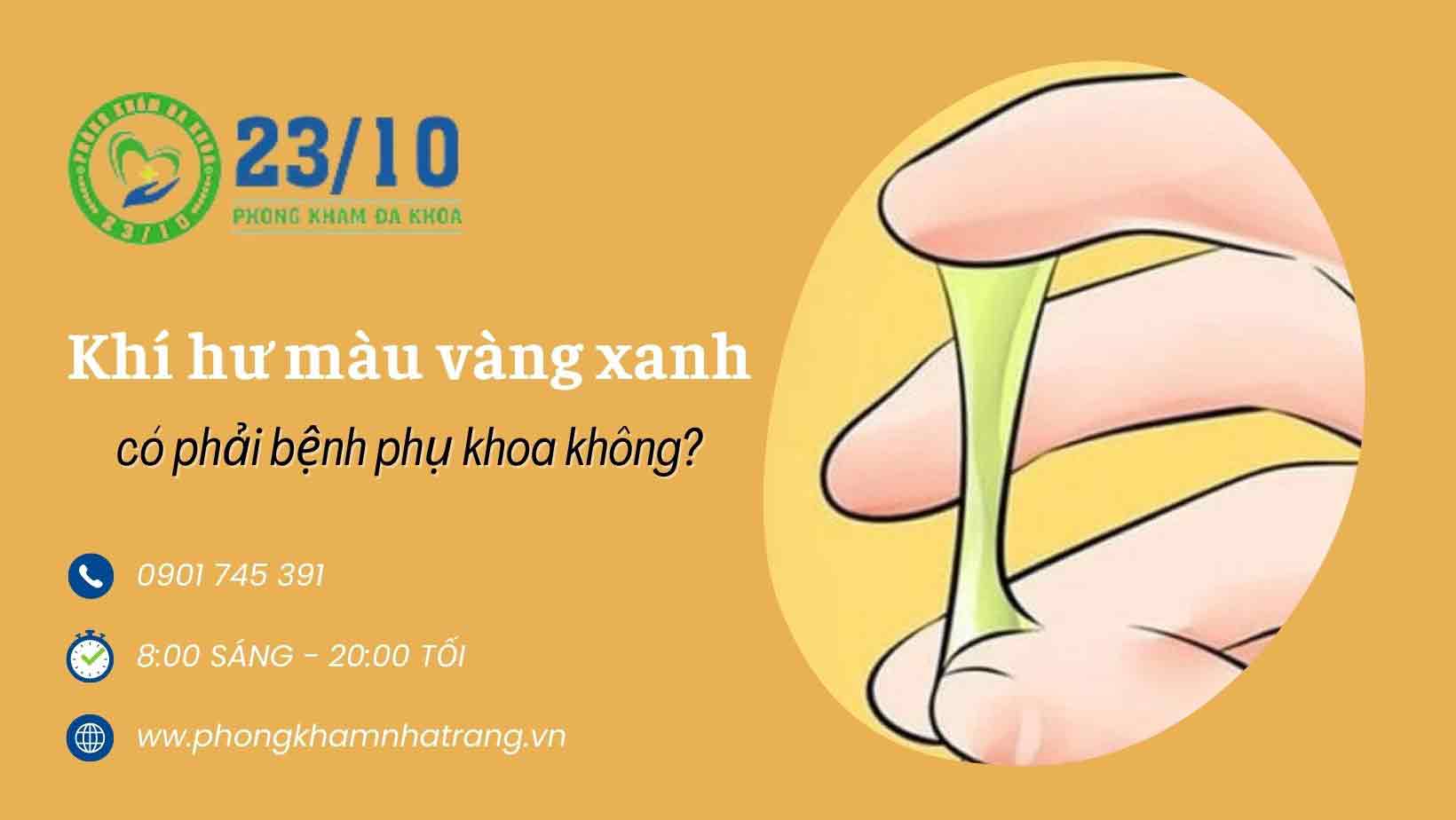 Vì sao có hiện tượng khí hư có màu vàng xanh?