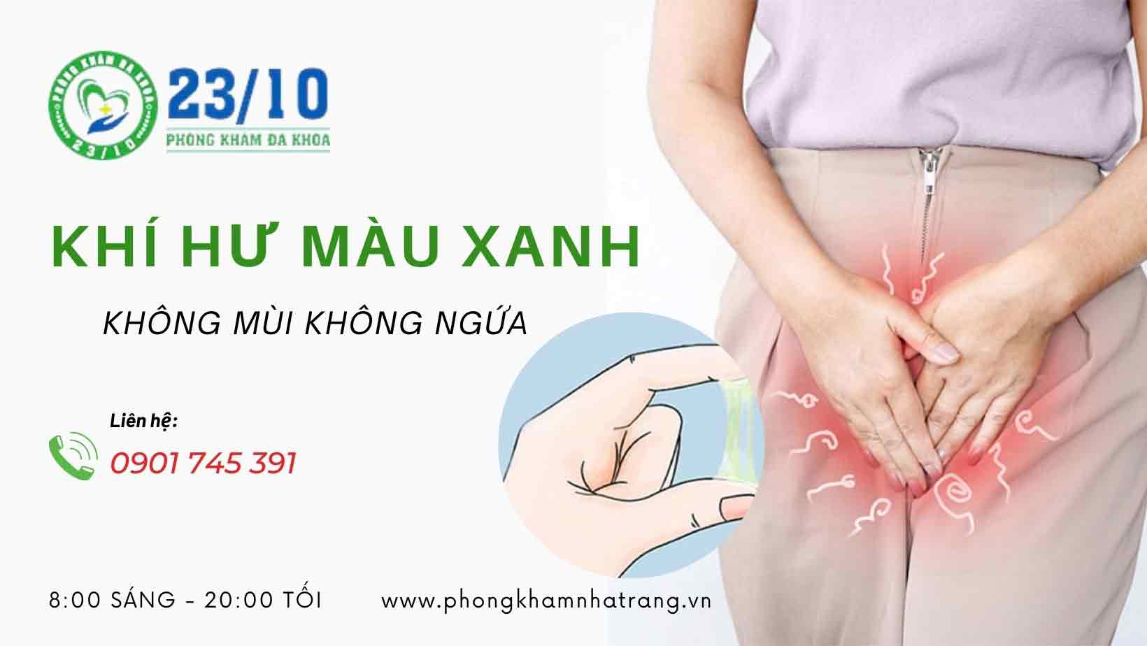 Nguyên nhân gây ra khí hư màu xanh, không mùi, không ngứa