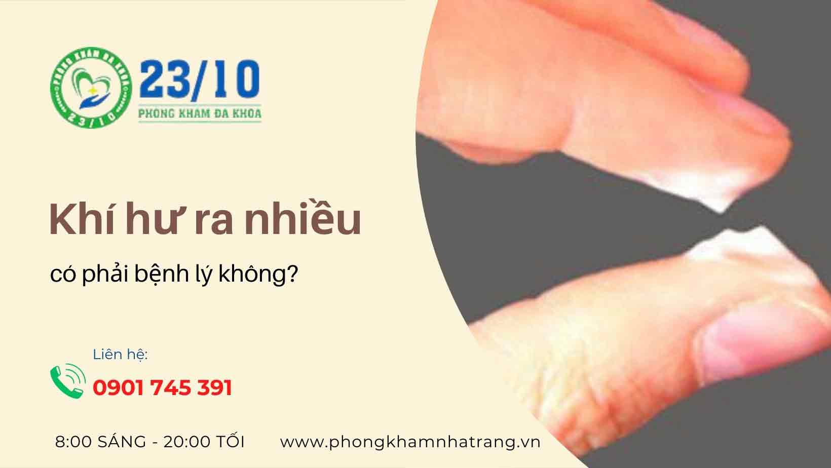 Tại sao lại có tình trạng khí hư ra mỗi ngày?