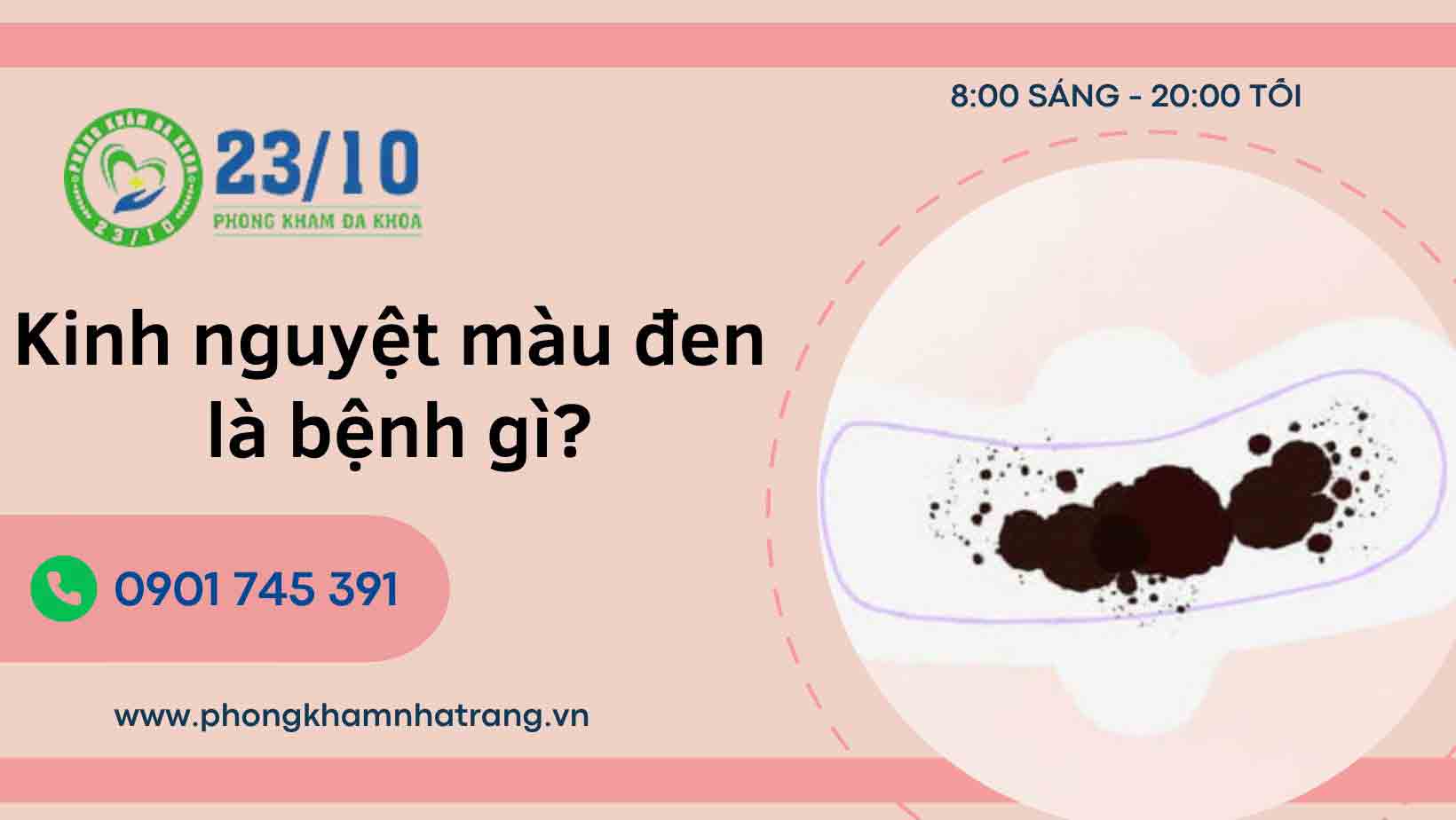 Một số hiện tượng kinh nguyệt màu đen ở nữ giới