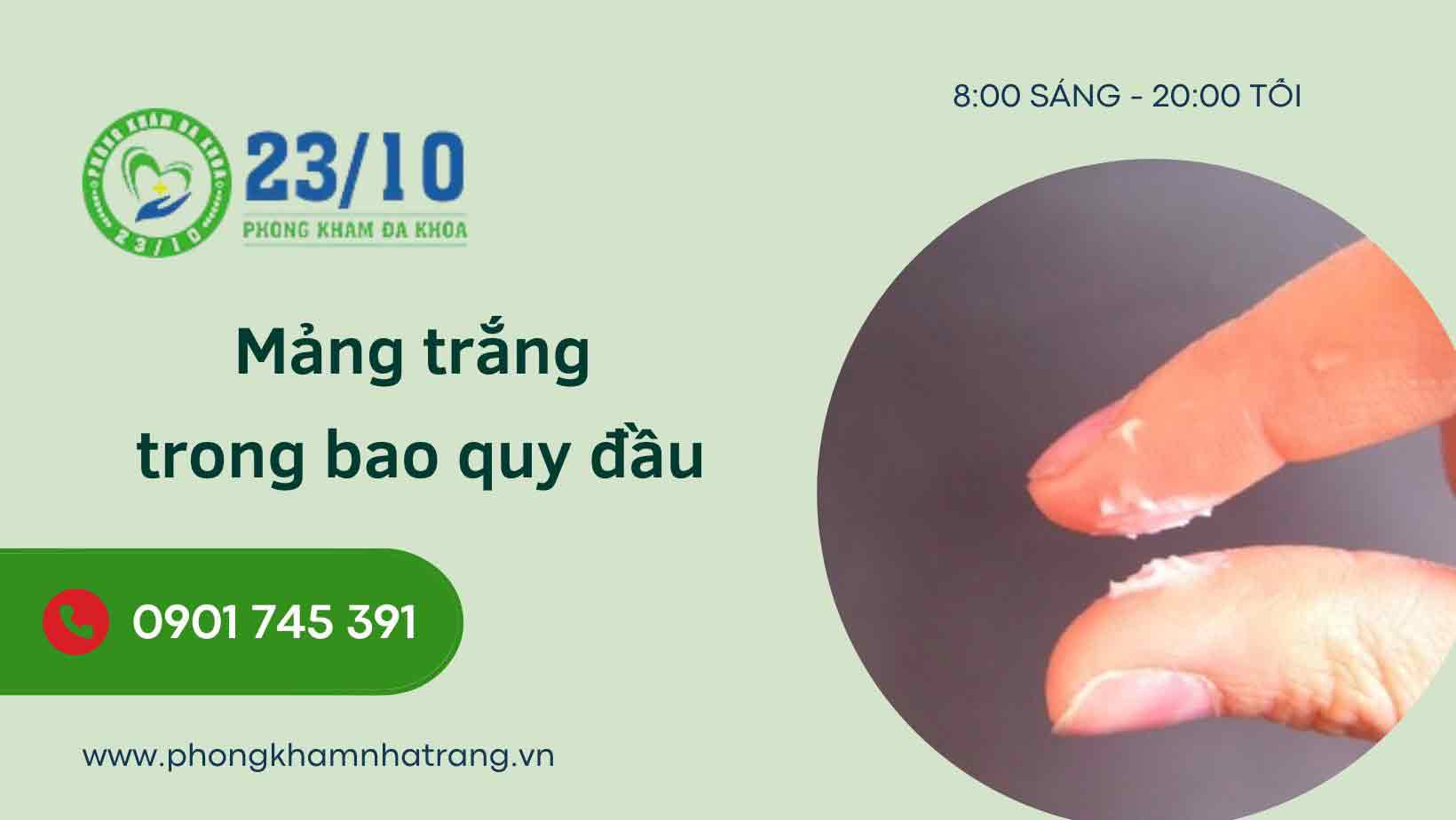 Nguyên nhân gây ra mảng trắng trong bao quy đầu