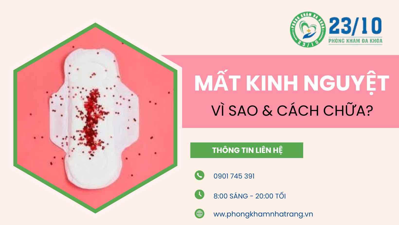 Dấu hiệu cho thấy bị chứng mất kinh nguyệt