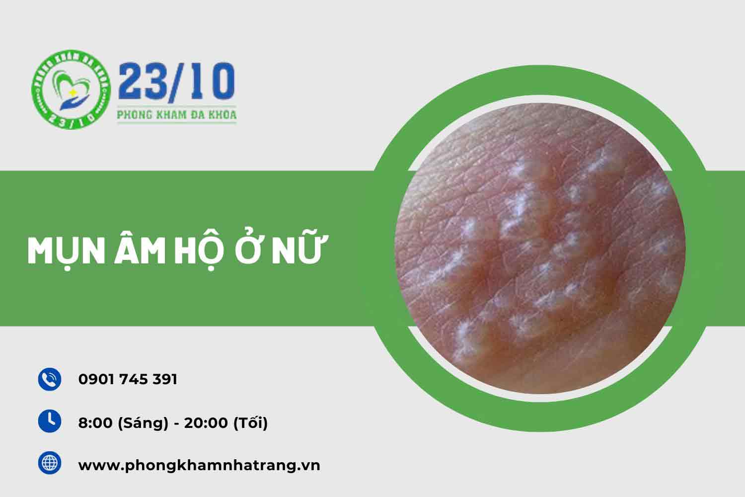 Các triệu chứng mụn ở âm hộ