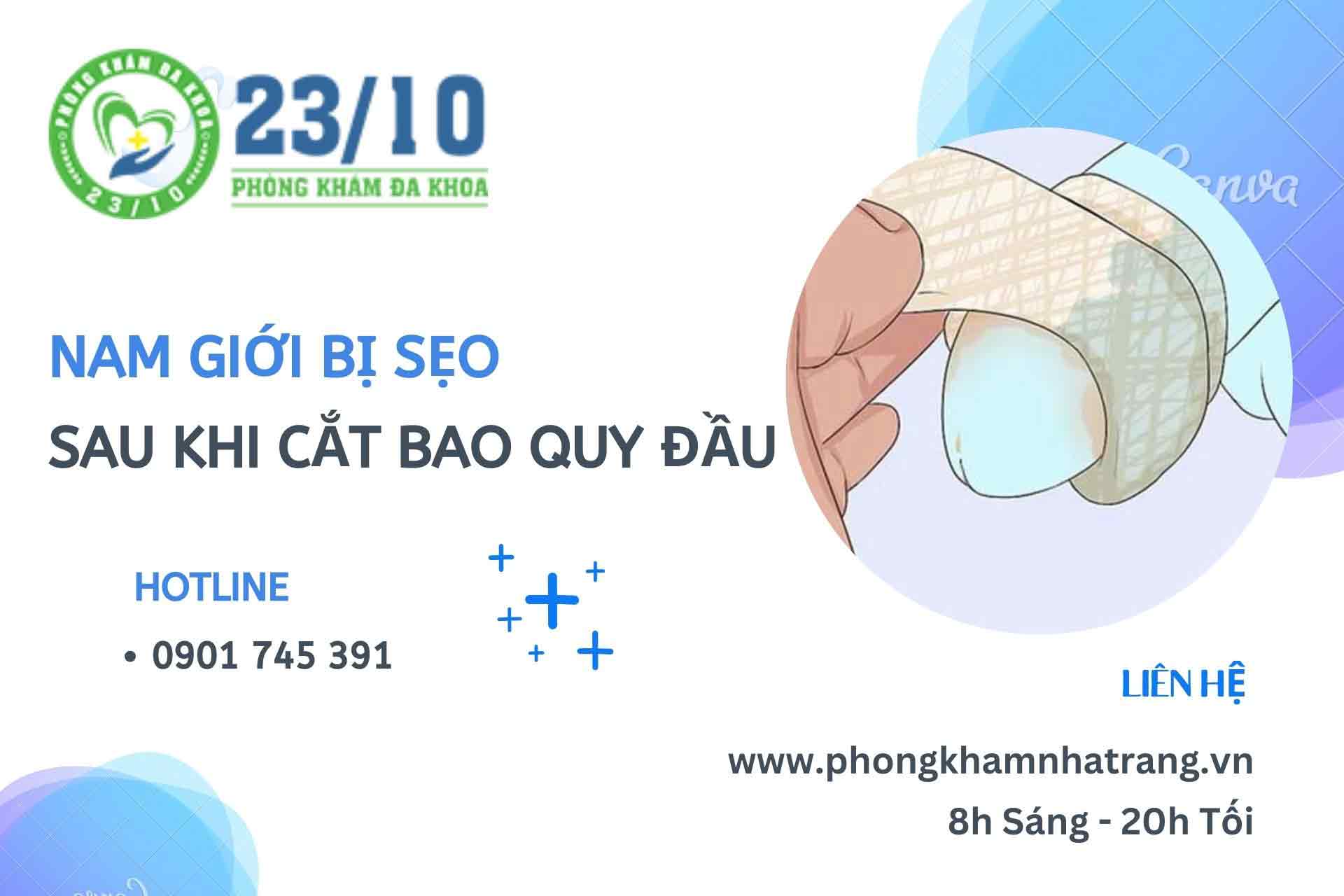 Bị sẹo sau khi cắt bao quy đầu phải làm sao