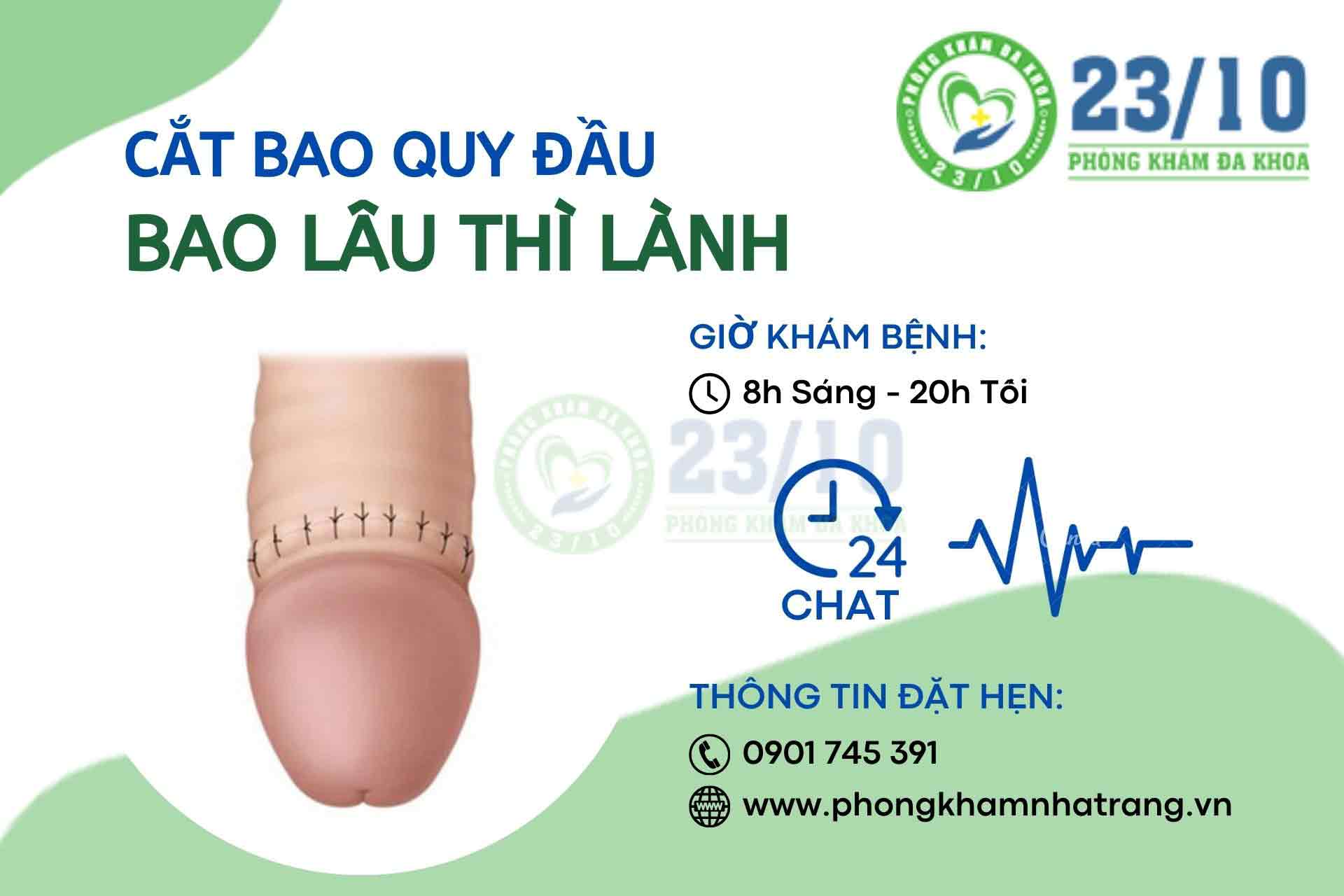 nam giới sau khi cắt bao quy đầu mất bao lâu thì lành hẳn và đi lại được