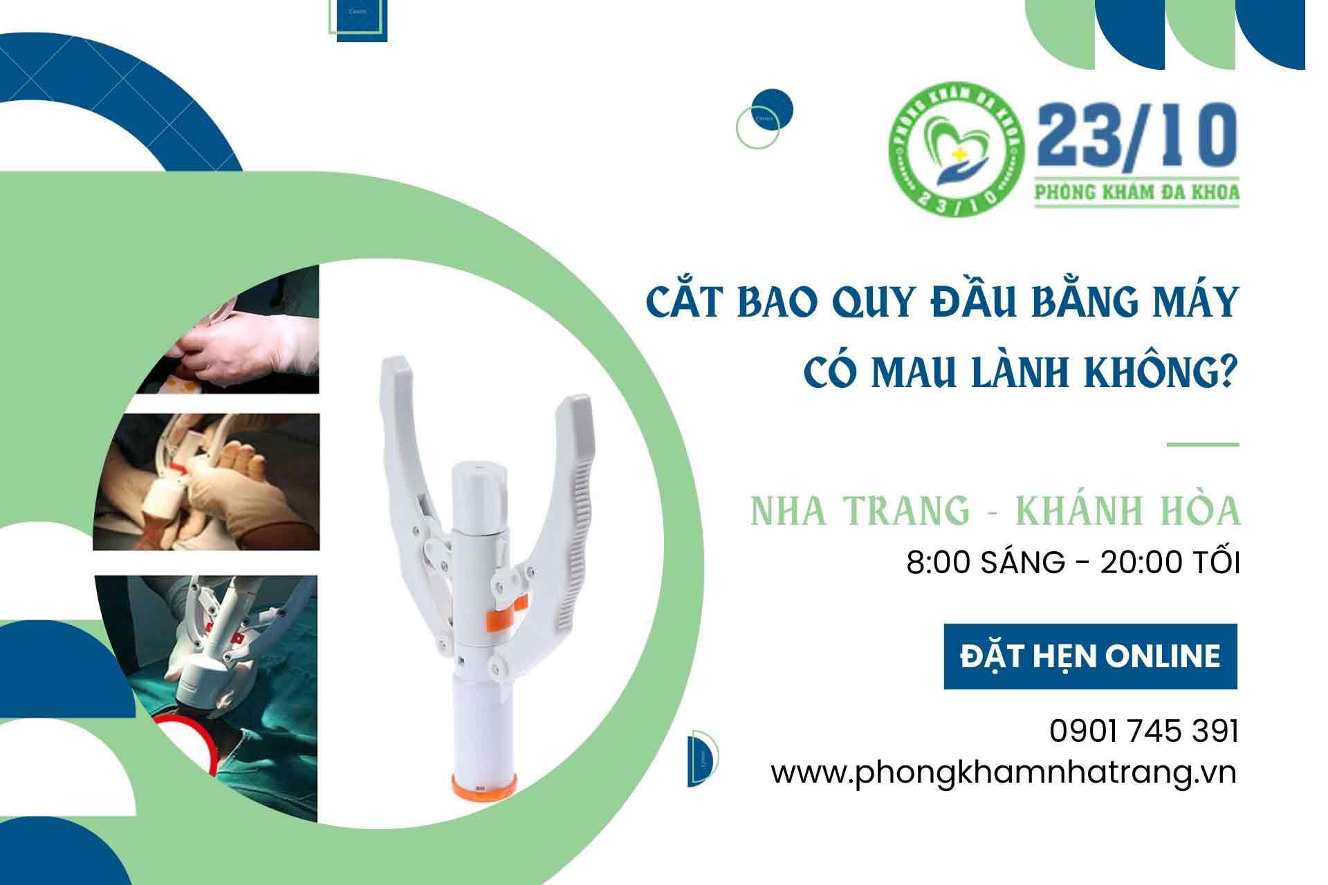 Cắt bao quy đầu bằng máy có nhanh lành vết thương không?